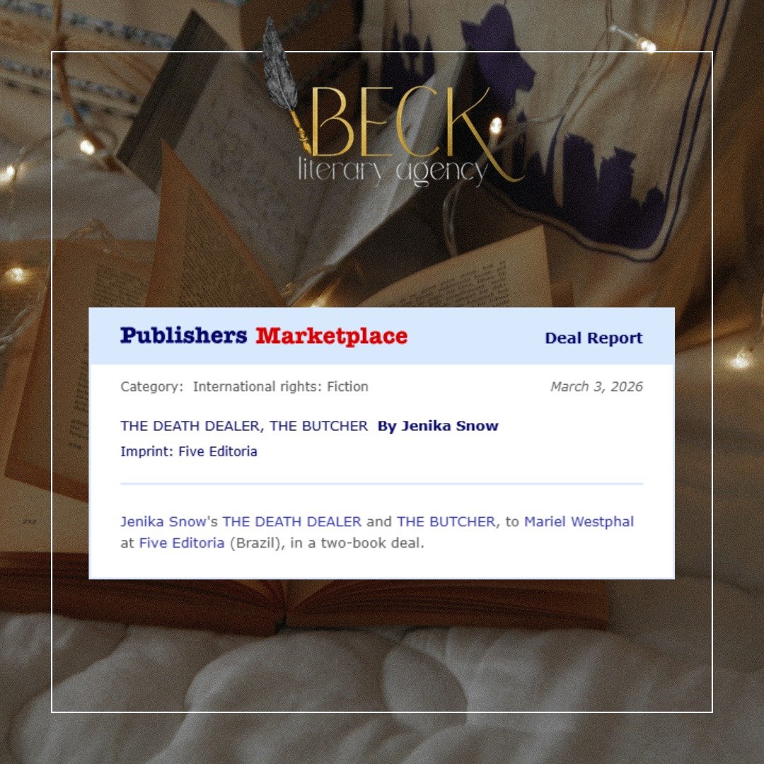 🎉 FOREIGN RIGHTS DEAL ANNOUNCEMENT! 🌍✍️
We&rsquo;re thrilled to share that @jenikasnow The Death Dealer, The Butcher

📚The Death Dealer
📚The Butcher 

&mdash; is heading to new readers via @editorafive 

Big congratulations to Jenika Snow for thi