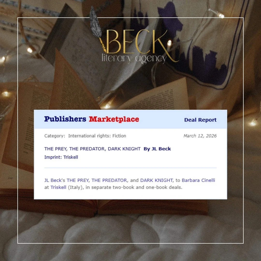 🎉 FOREIGN RIGHTS DEAL ANNOUNCEMENT! 🌍✍️

We&rsquo;re thrilled to share that @authorjlbeck The Prey, The Predator, Dark Knight

📚The Prey
📚The Predator
📚Dark Knight

&mdash; is heading to new readers via @triskelledizioni 

Big congratulations to