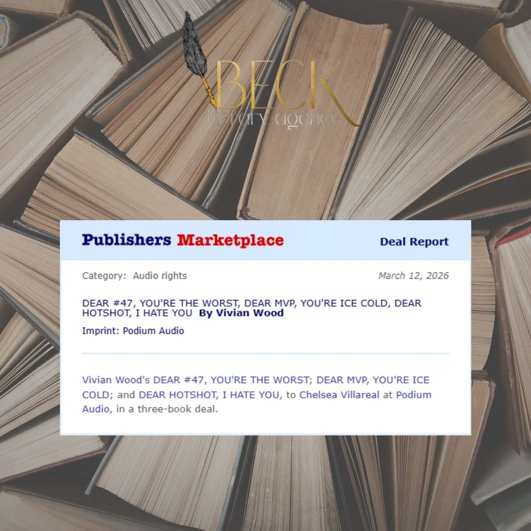 🎧 Audio Rights Announcement! 

We&rsquo;re thrilled to share that @vivianwoodwrites  Vivian Wood's addictive lineup&mdash;Dear #47, You're the Worst; Dear MVP, You're Ice Cold; Dear Hotshot, I Hate You&mdash;

has been acquired by @podiumentertainme