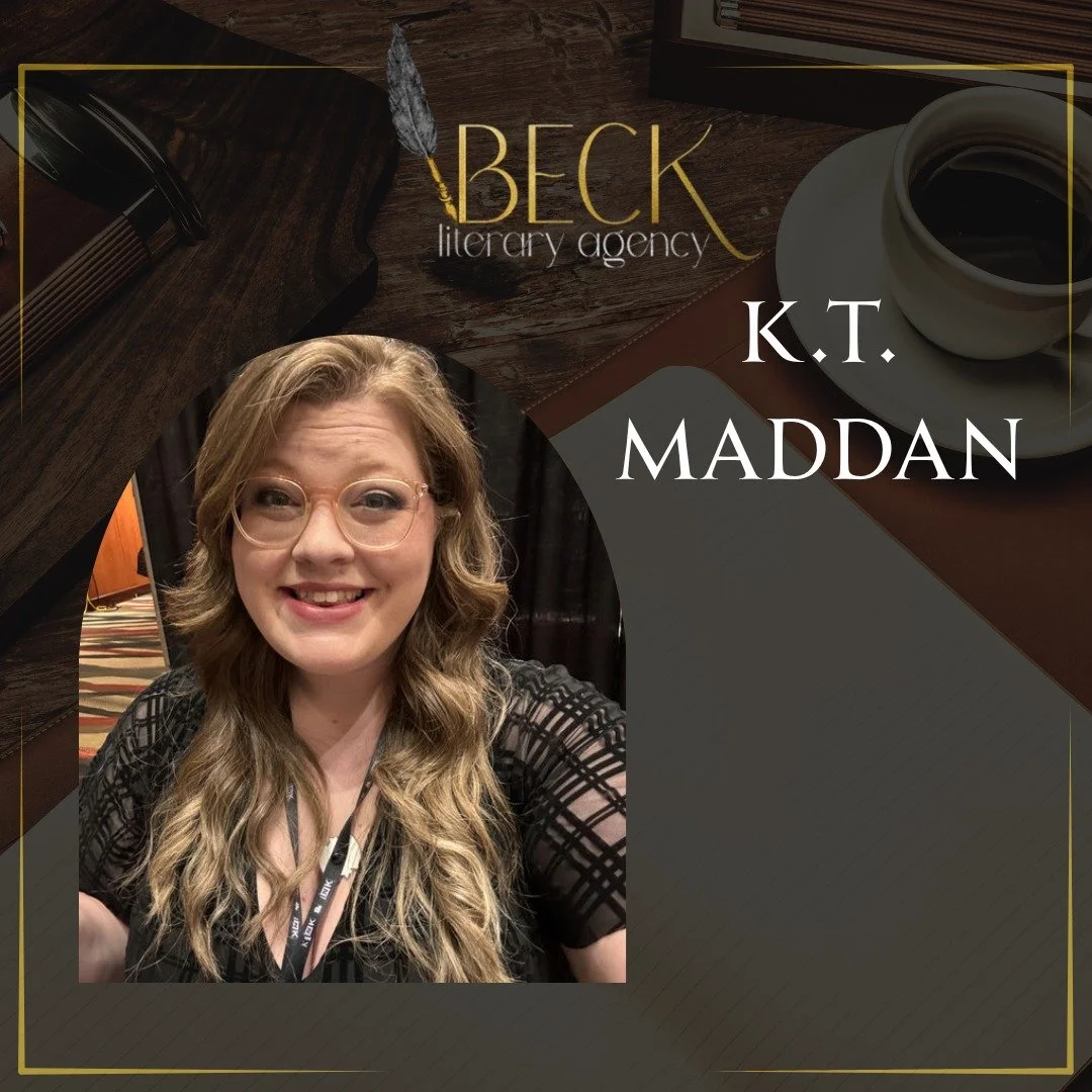 We&rsquo;re thrilled to welcome K. T. Maddan @ktmaddan the Beck Literary Agency family! 🎉 

Author of *Run With Me and Bound By Shadows* K.T. Maddan is putting a new Spin on Reverse Harem and Dark Romance and we're honored to be part of her journey.