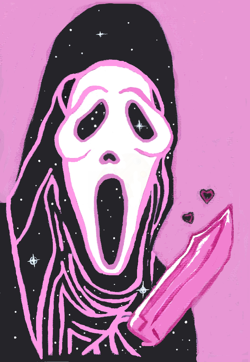 Ghostface Inspired Painting (Digital Version)