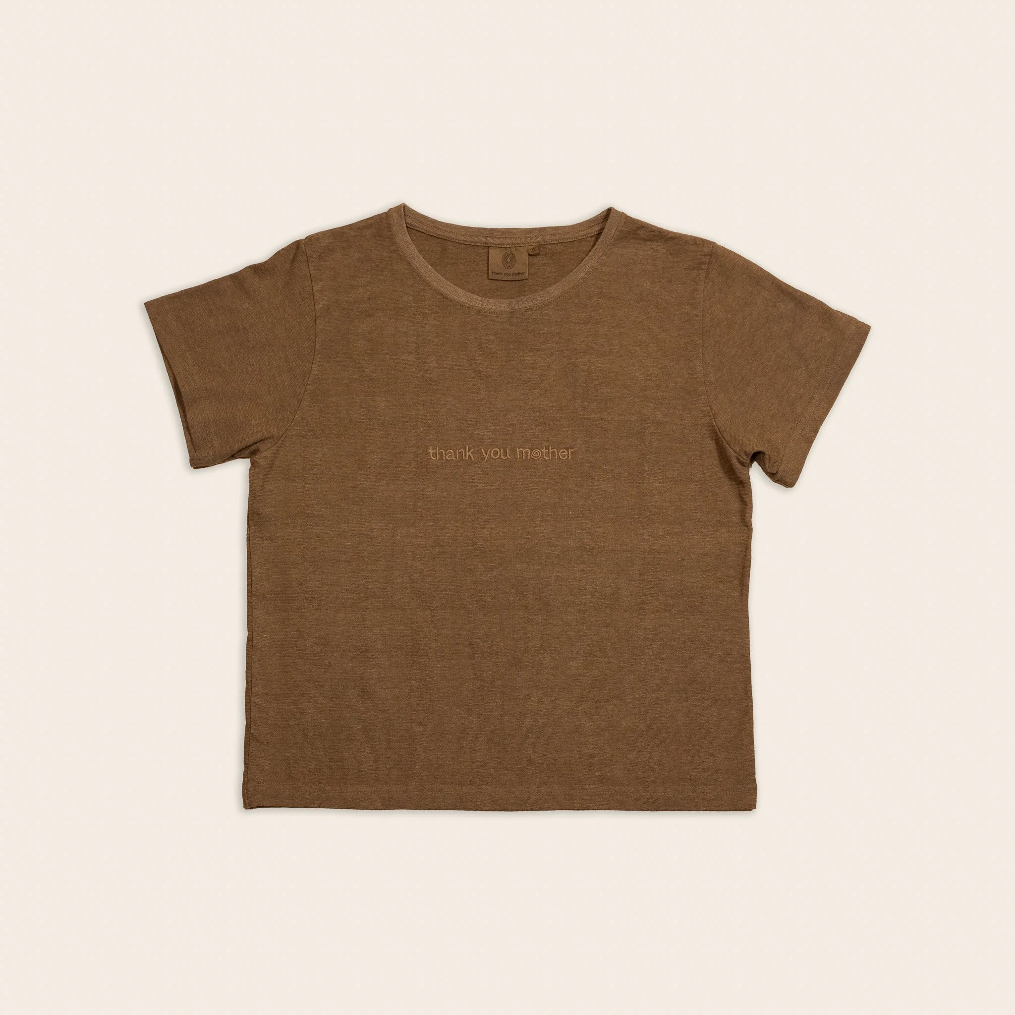 Thank You Mother Hemp Baby Tee - Plant Dyed