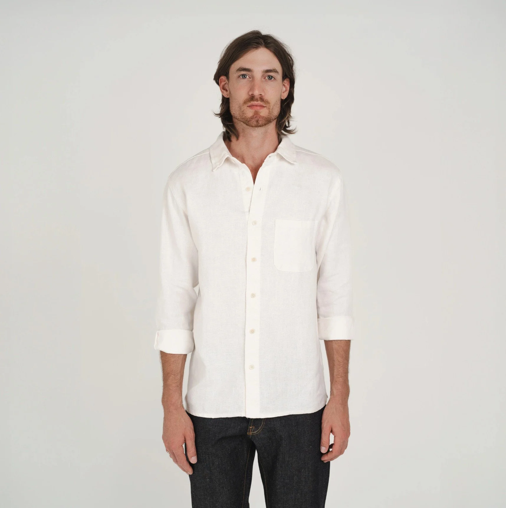 100% Hemp Heritage Shirt - Natural
