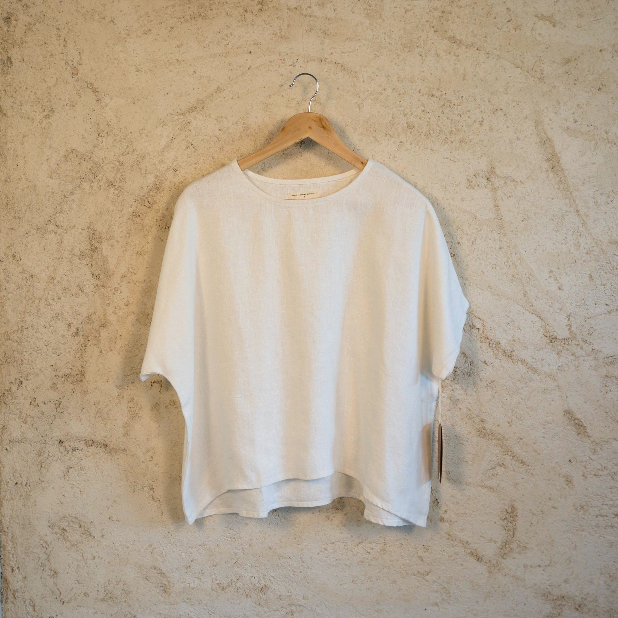 100% Hemp Blouse - White