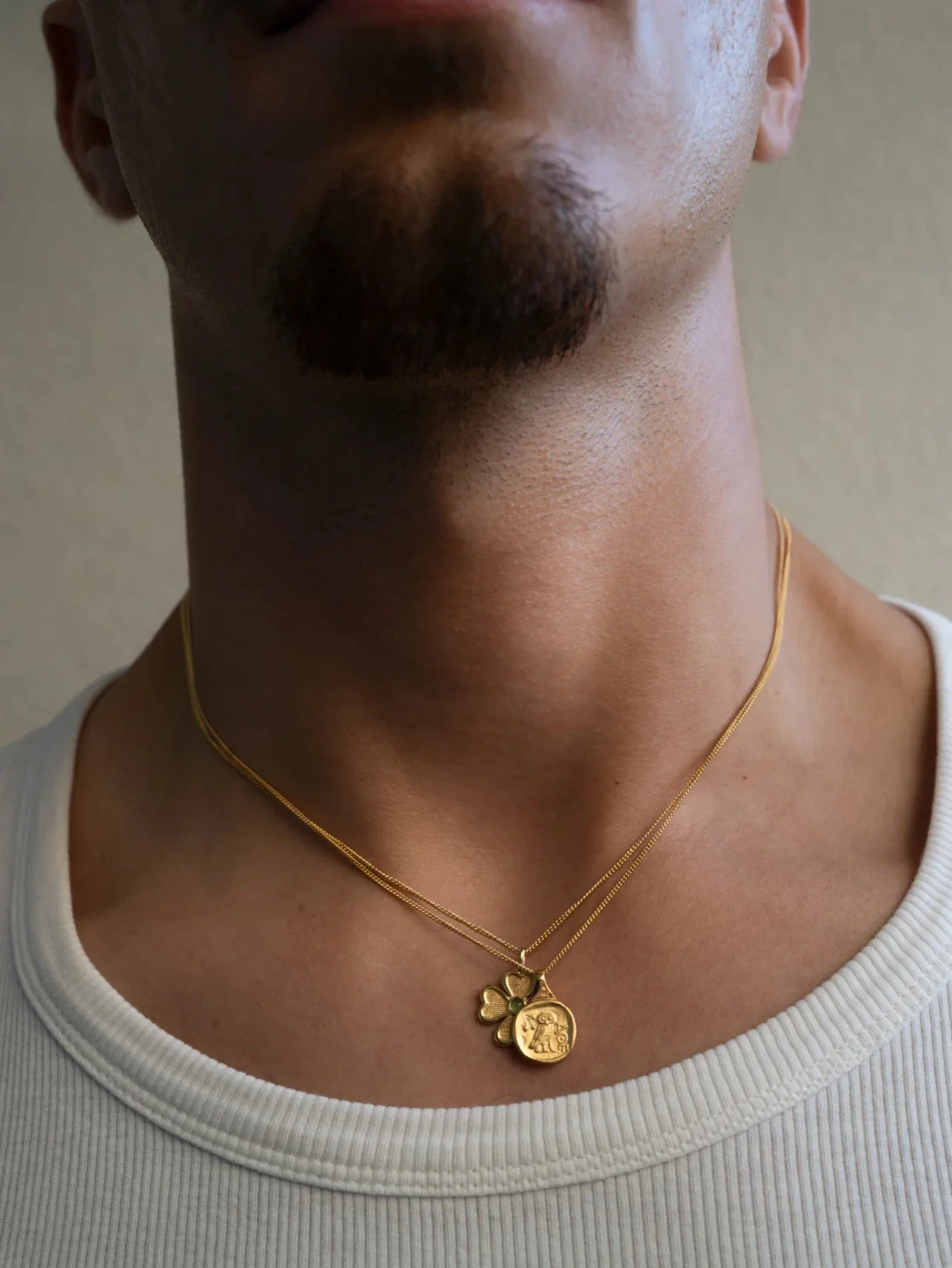 Palas Coin Necklace - Gold Vermeil