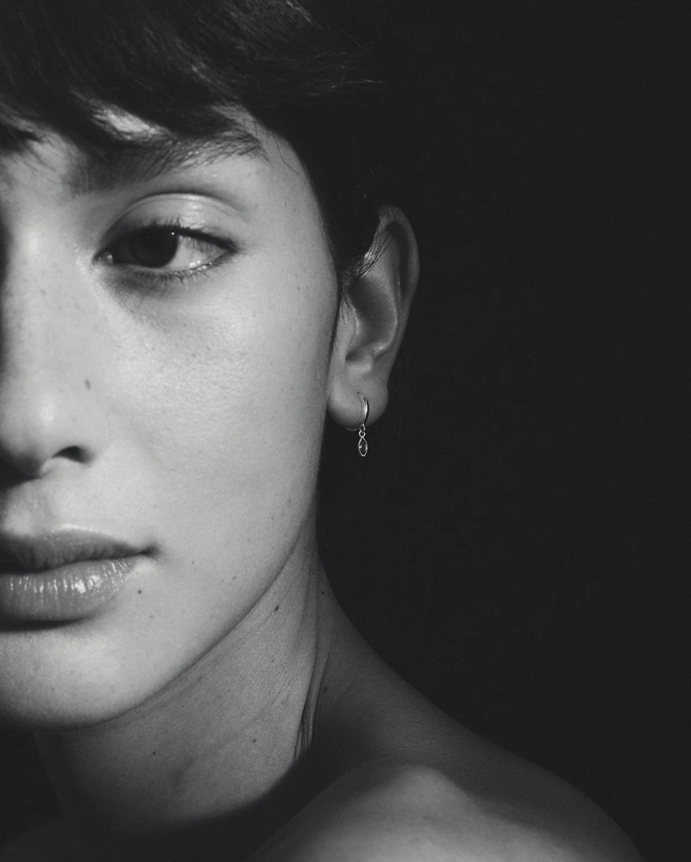 Alessandra Earrings - Lolite & Sterling Silver