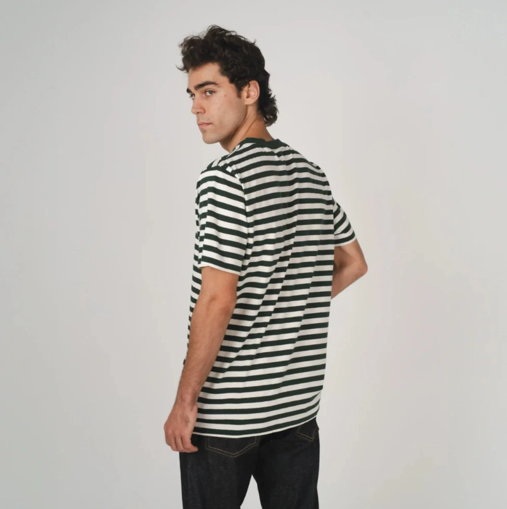 Mens Tshirt Green Stripes2.jpg