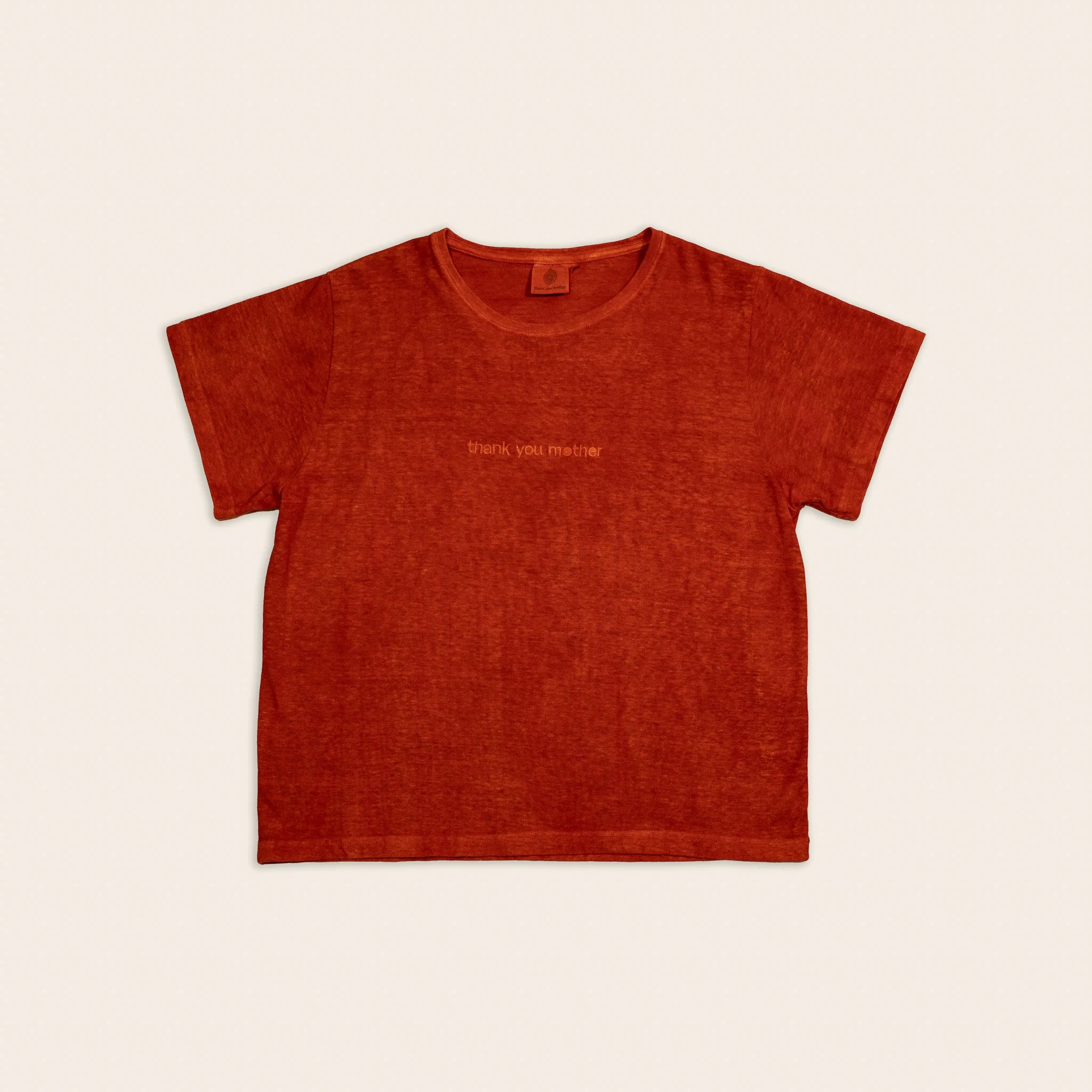 Thank You Mother Hemp Baby Tee - Plant Dyed