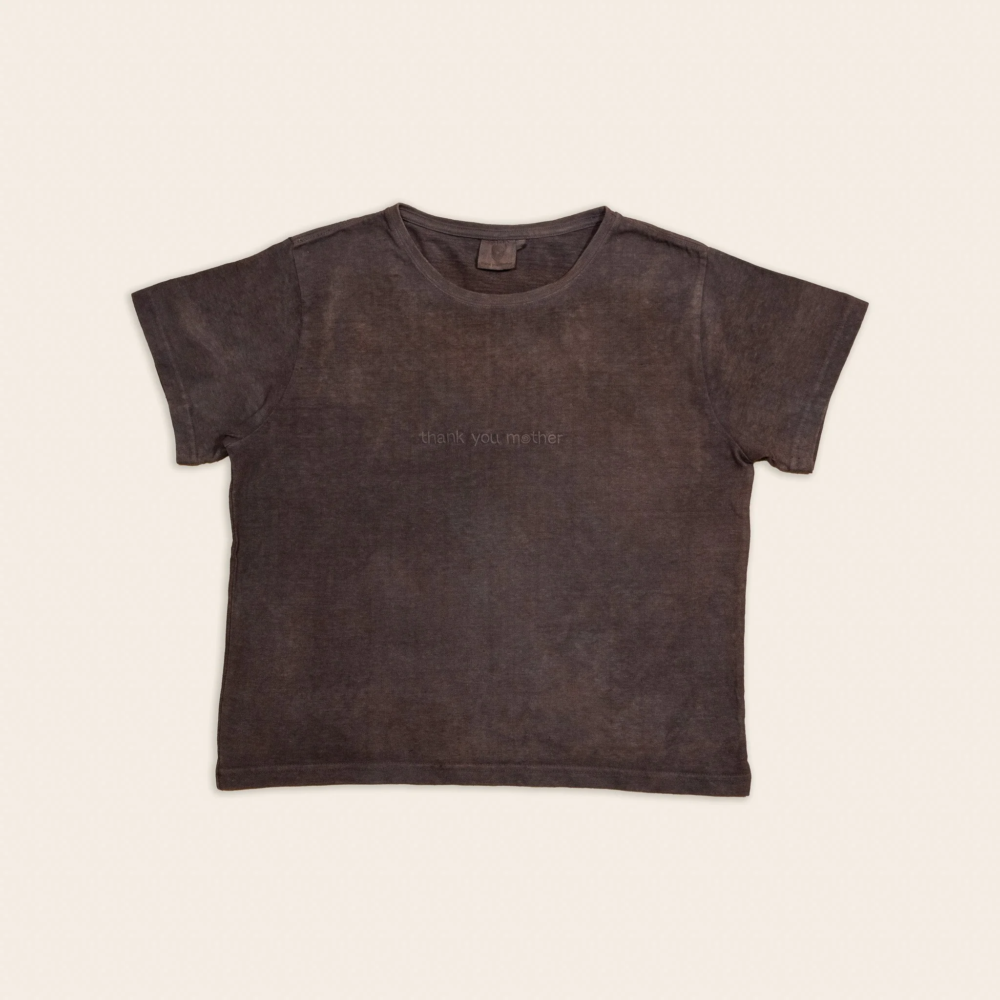 Thank You Mother Hemp Baby Tee - Plant Dyed