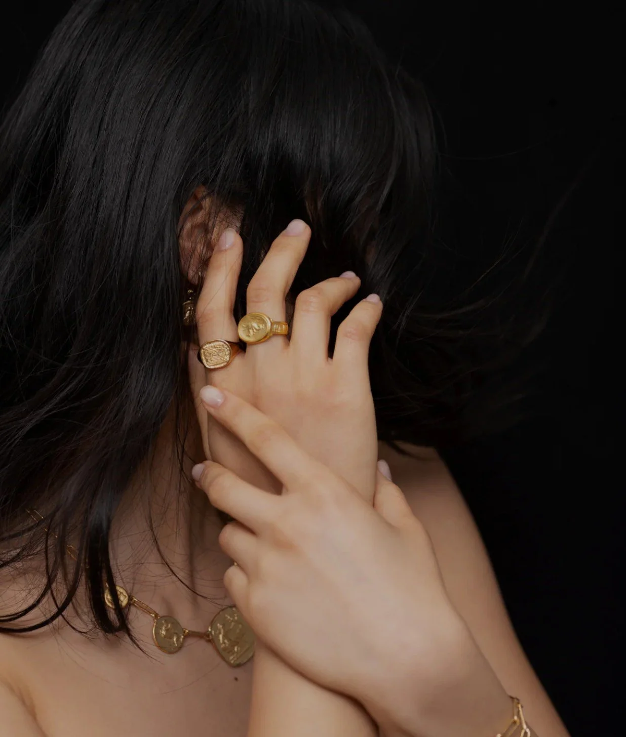 Labyrinth Ring - Gold Vermeil
