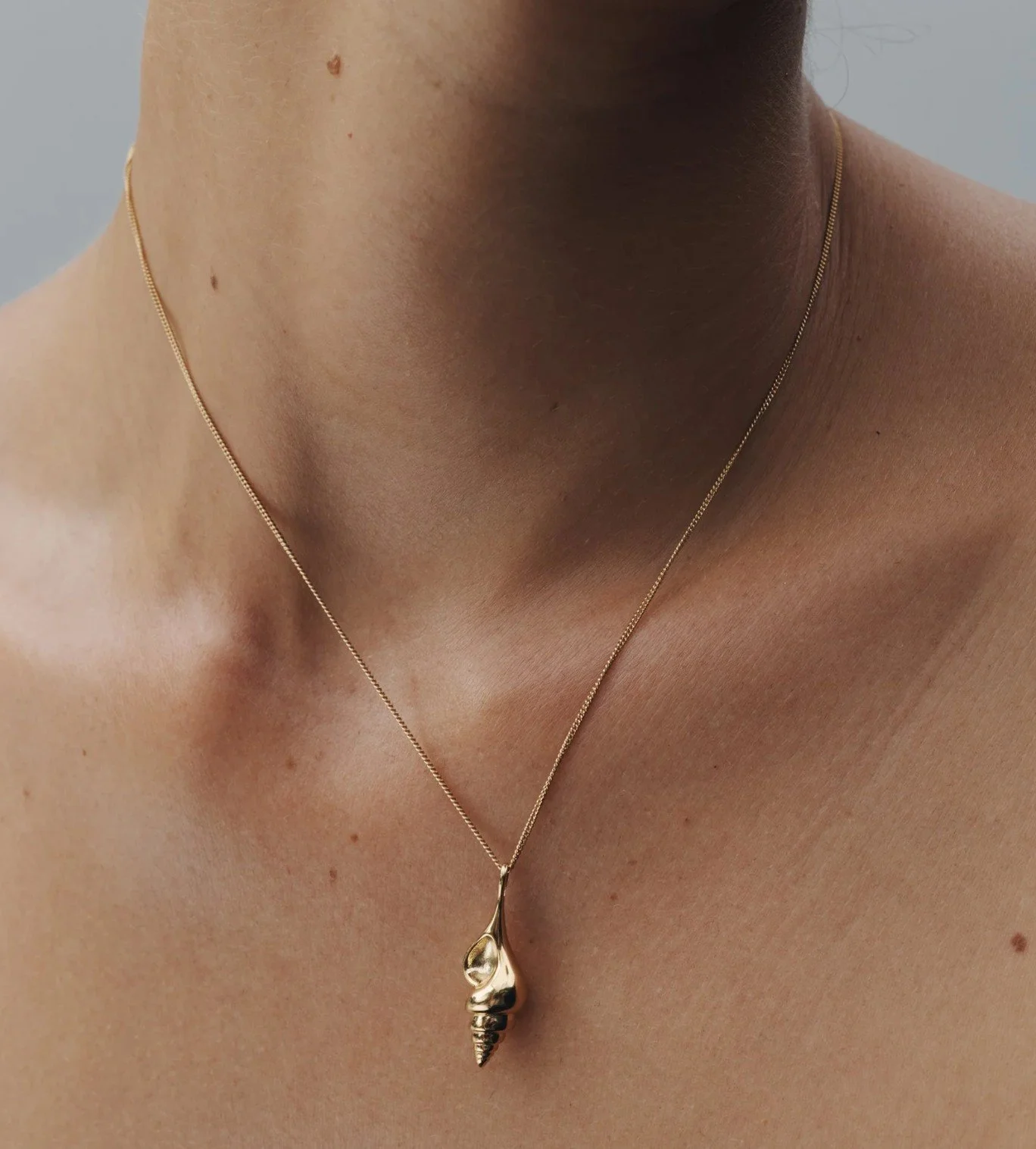 Spire Pendant Necklace - Gold Vermeil