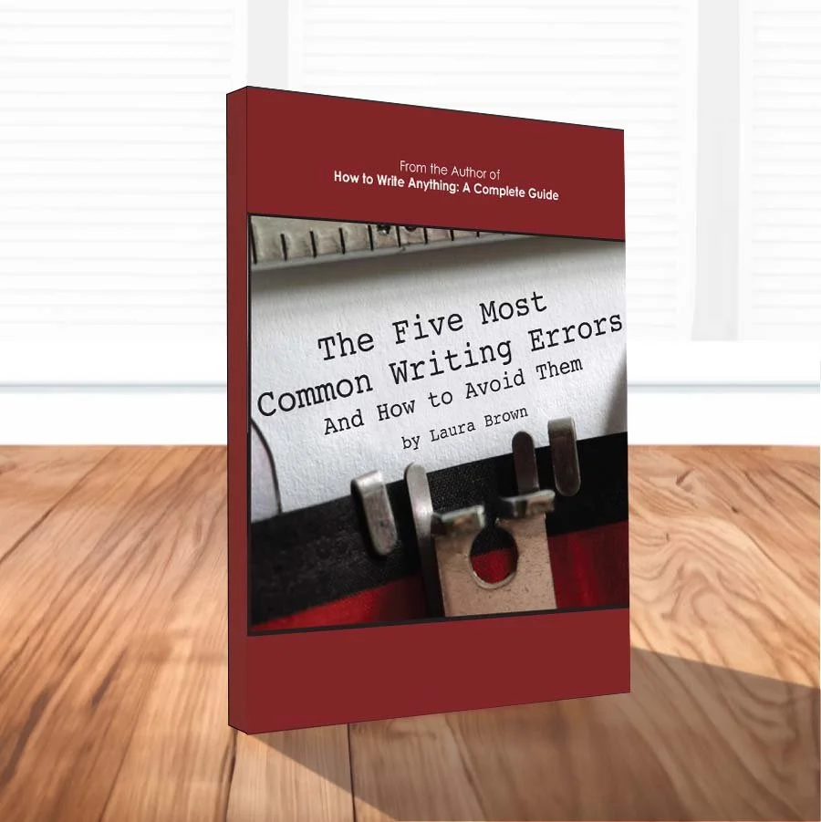 The Five Most Common Writing Errors
