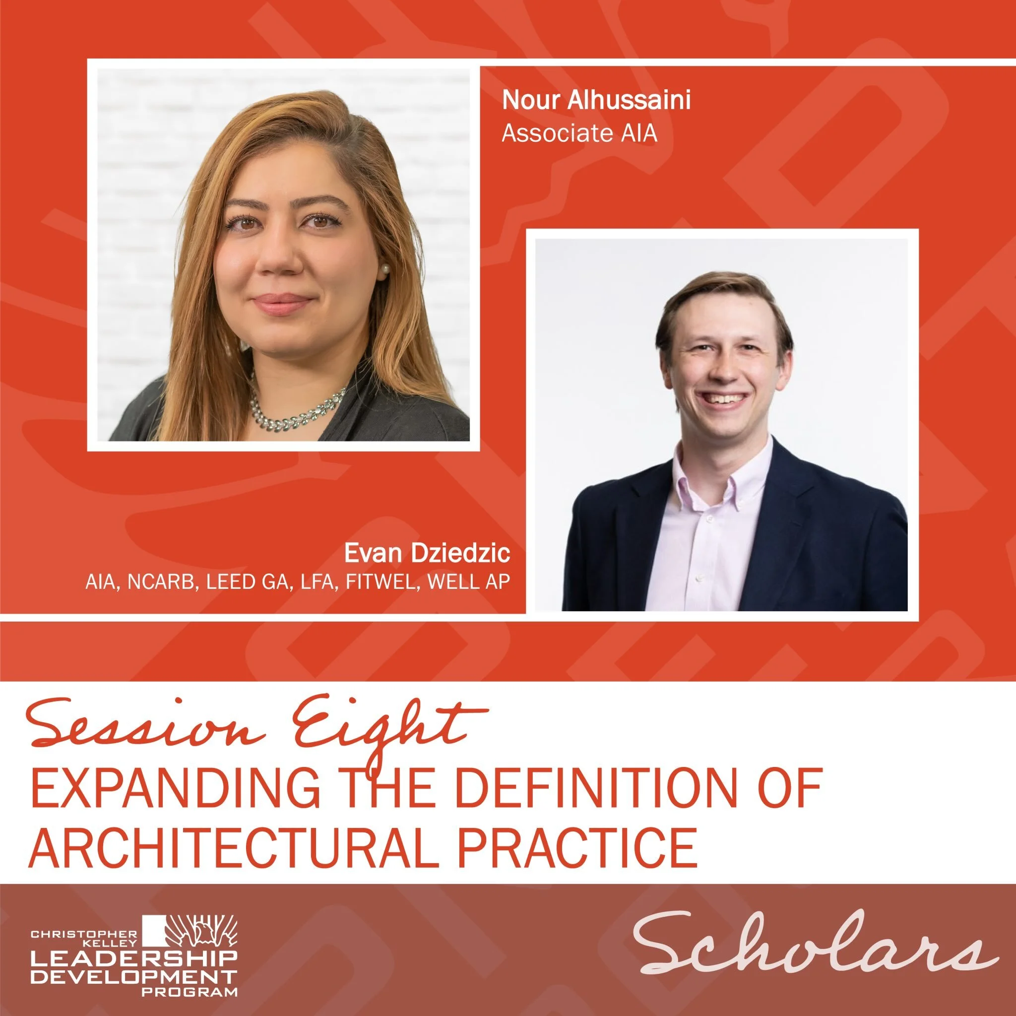 Looking forward to tomorrow&rsquo;s session on Expanding the Definition of Architectural Practice. This session is put together by scholars Nour Alhuusaini, Assoc. AIA and Evan Dziedzic, AIA. 👏

This session explores the expanding definition of arch