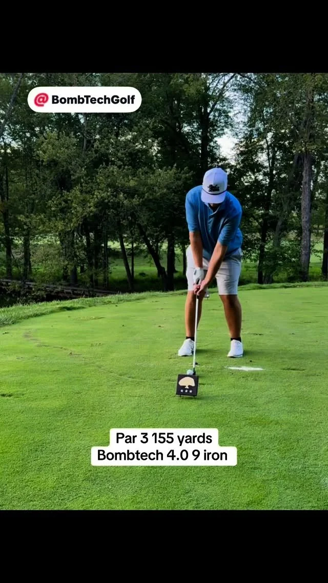 Par 3, 155 yards, using @bombtechgolf 4.0 9 iron. Landed left of the flag 6ft. Sunk the birdie putt. The 4.0 irons are legit and lead to an afternoon 9 score of 38. Head over to Bombtech and get the new 4.0 irons before they sell out.
#irons #go