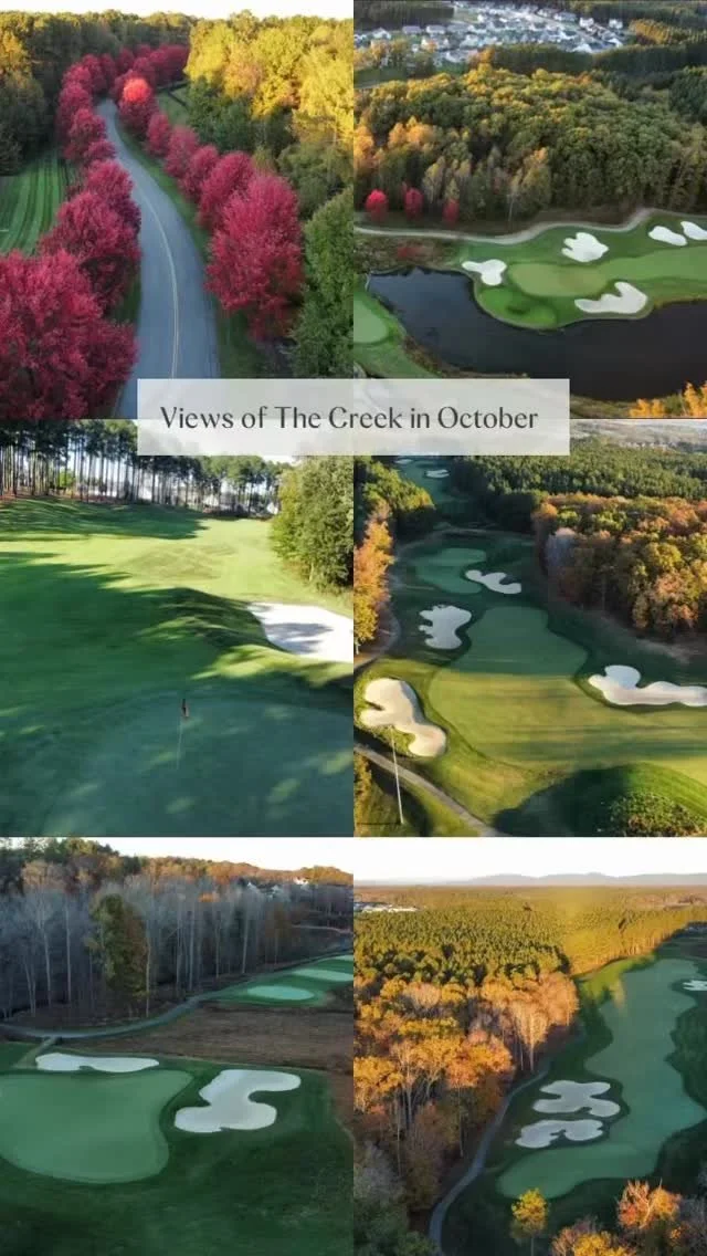 I might be a little bias but the fall foliage at the home course is worth a round at The Creek.