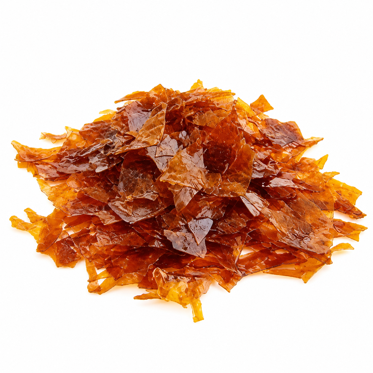 Shellac Flakes Orange