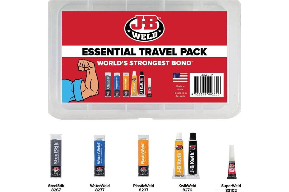 JB Weld Essential Travel Pack