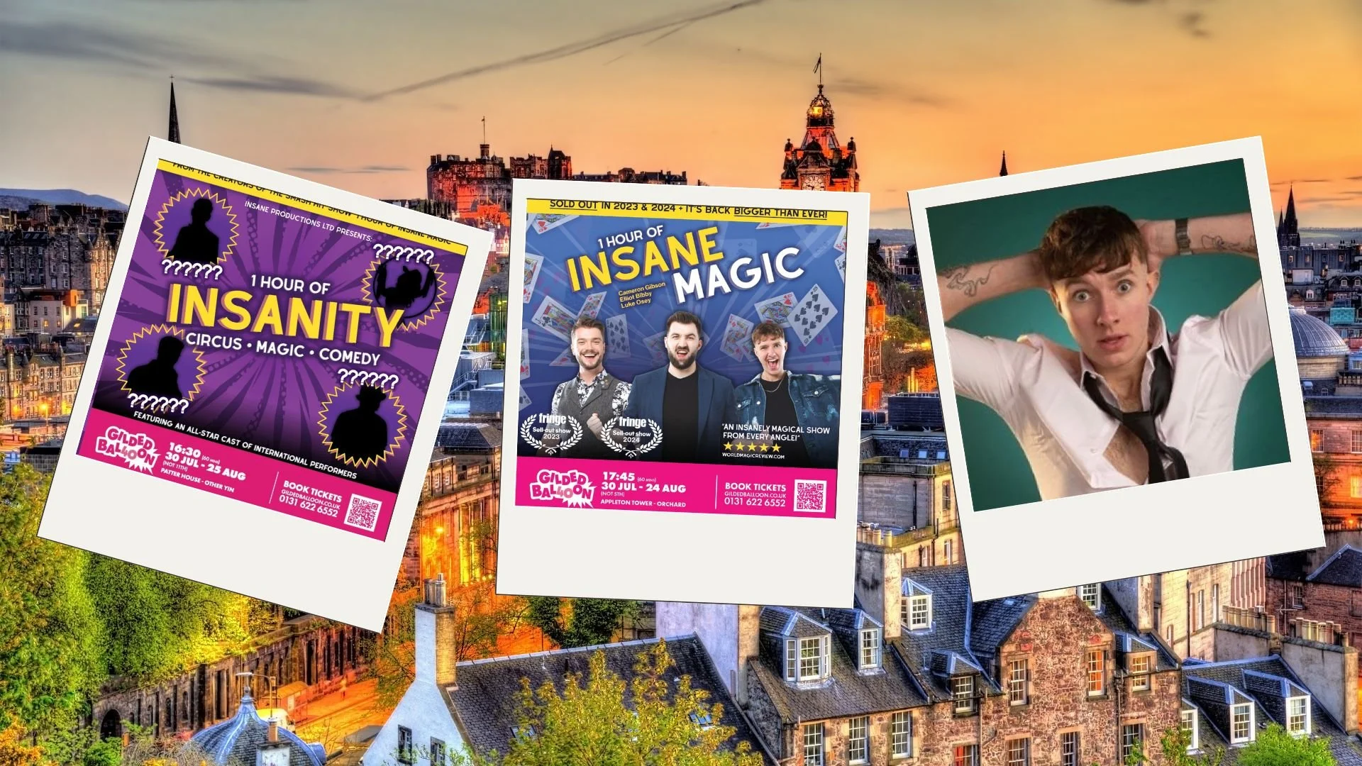 🎩 Insane Productions at Edinburgh Festival Fringe 2025
