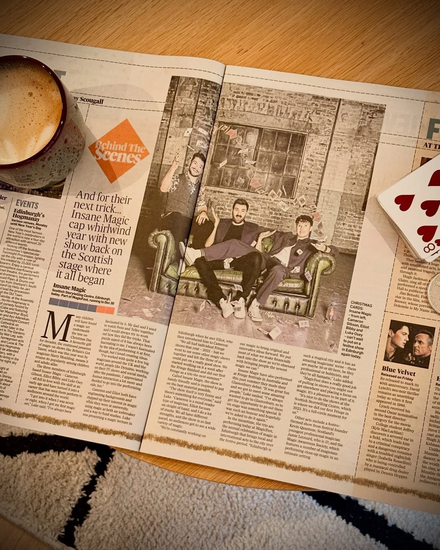 Thanks to @sunday.post for the article about us this week - talking about how the boys met, why we started Insane Magic, and our journey so far! 🪄

Read more about this on our website! 🤩