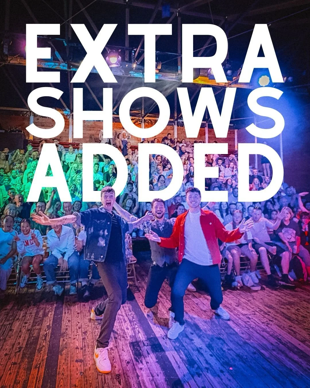 EXTRA INSANE MAGIC 🤯

We&rsquo;ve added 3 LATE SHOWS this coming weekend 🤘🏼

You asked, we listened. For those that can&rsquo;t make our slightly earlier 5:30 timeslot - we&rsquo;ve added 3 evening shows. Same Insane Magic - with a little more par