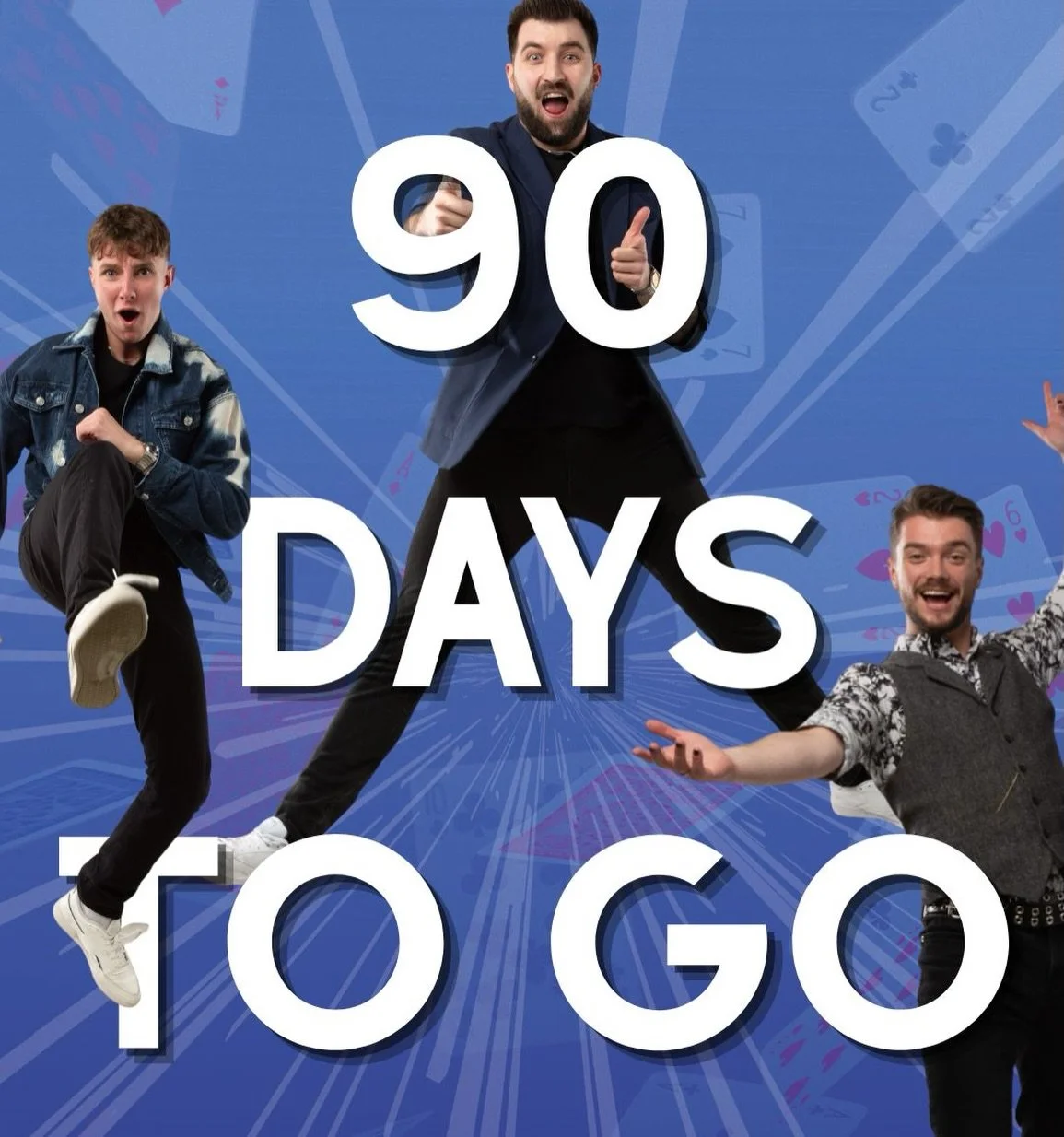 Only 3 months to go until @edfringe 😮 

Have you got your tickets for @insanemagicshow yet? 🎟️ 

🪄 1 Hour of Insane Magic 
🏟️ @gildedballoon Teviot - Debating Hall
🗓️ 5th-31st August (not 6th or 10th)
⏰ 17:30 (1 hour)
🎟️ Ticket link in bio 

#E