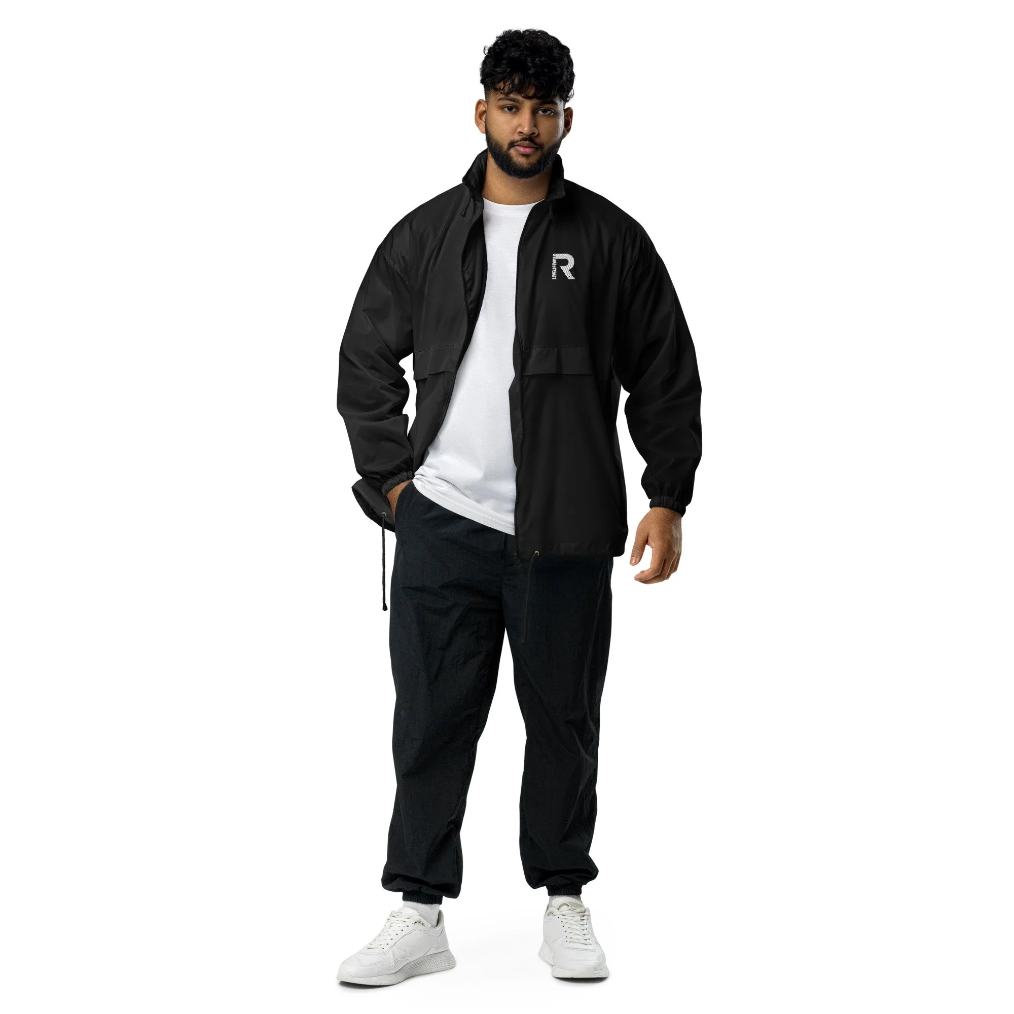 basic-unisex-windbreaker-black-front-68560b4a8f040.jpg
