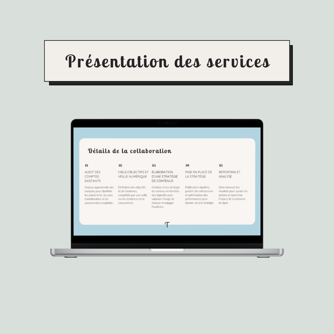 Présentation des services