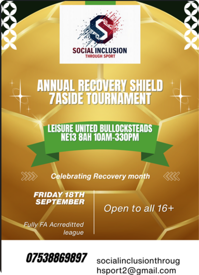 Annual Recovery Shield 7-a-side Tournament