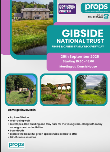 Gibside National Trust - Props & Carers Family Recovery Day