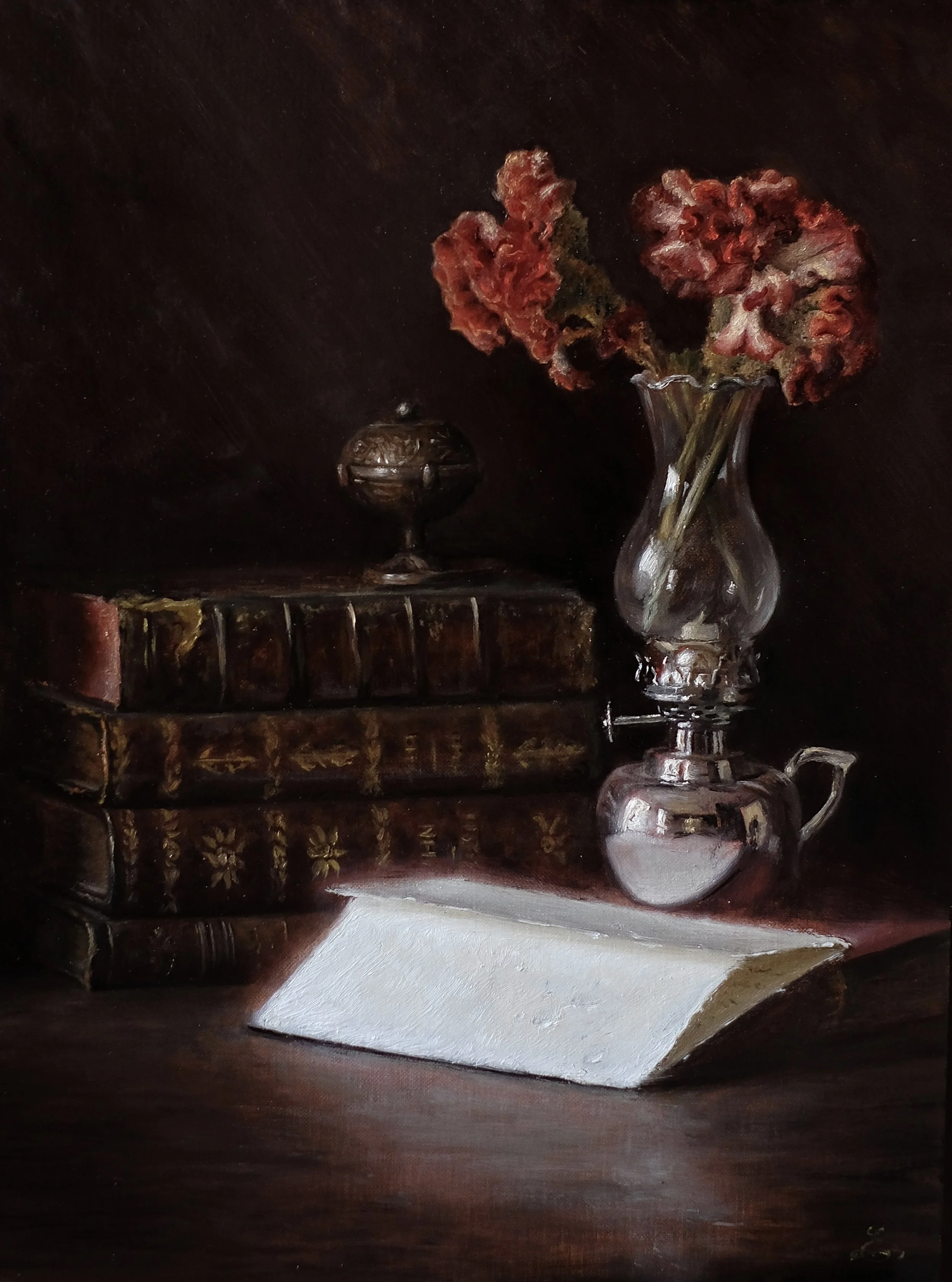 'The Unsent Letter', Oil on linen, 30x40cm, £1,600.jpg