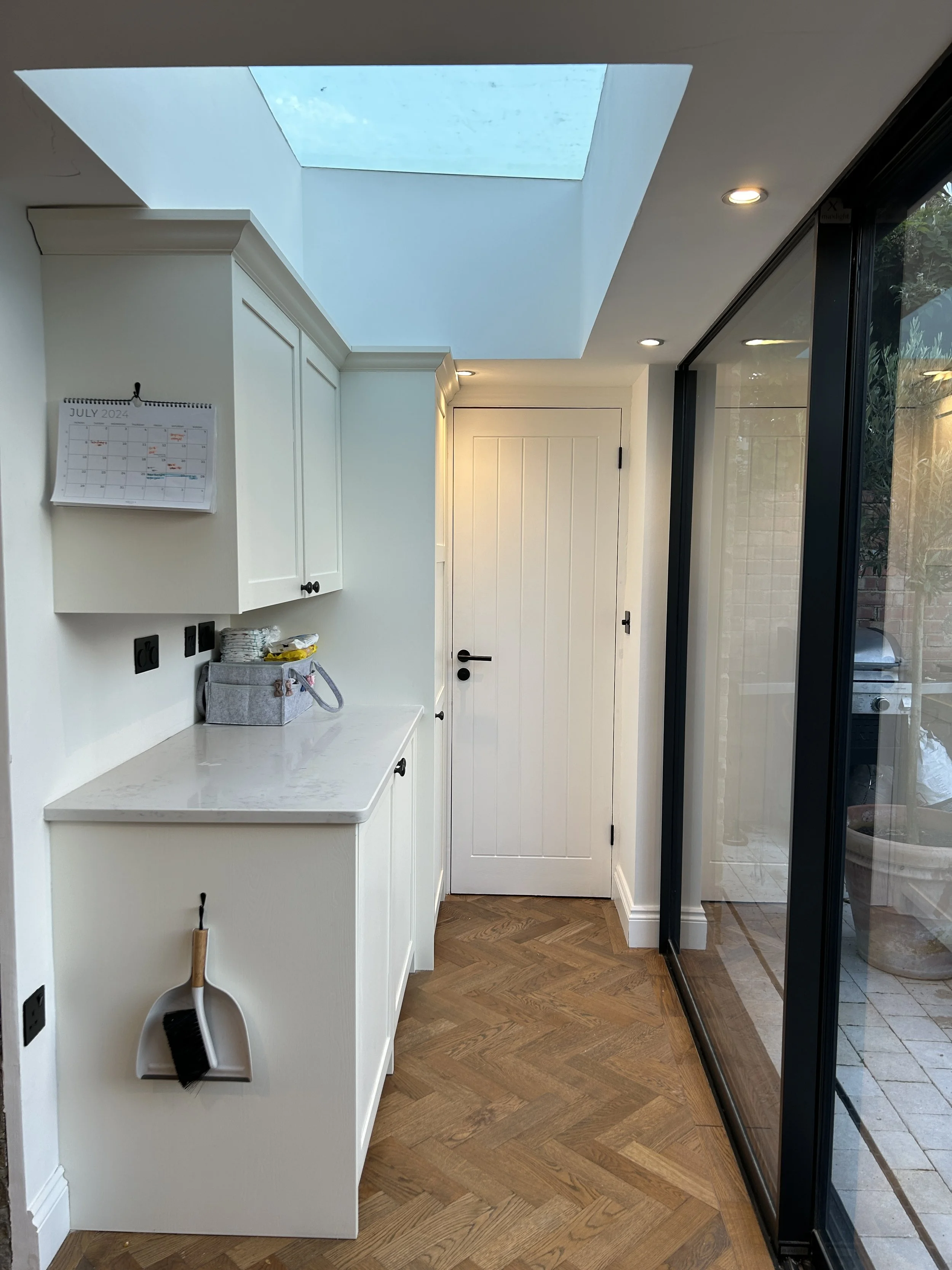 The downstairs toilet was an essential addition for the client.