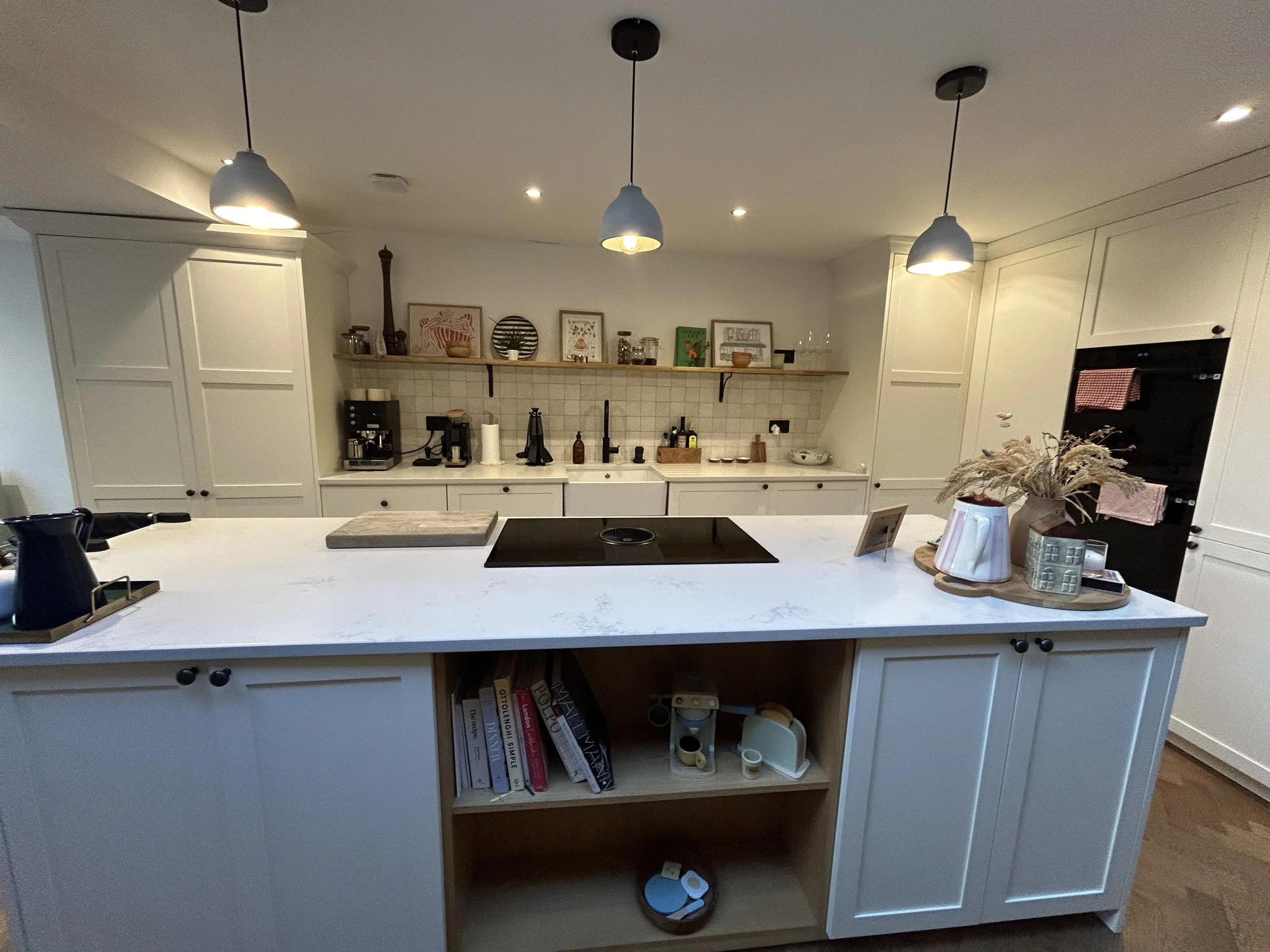 We fitted the Naked Kitchen in a week, and it's a lovely classic design.