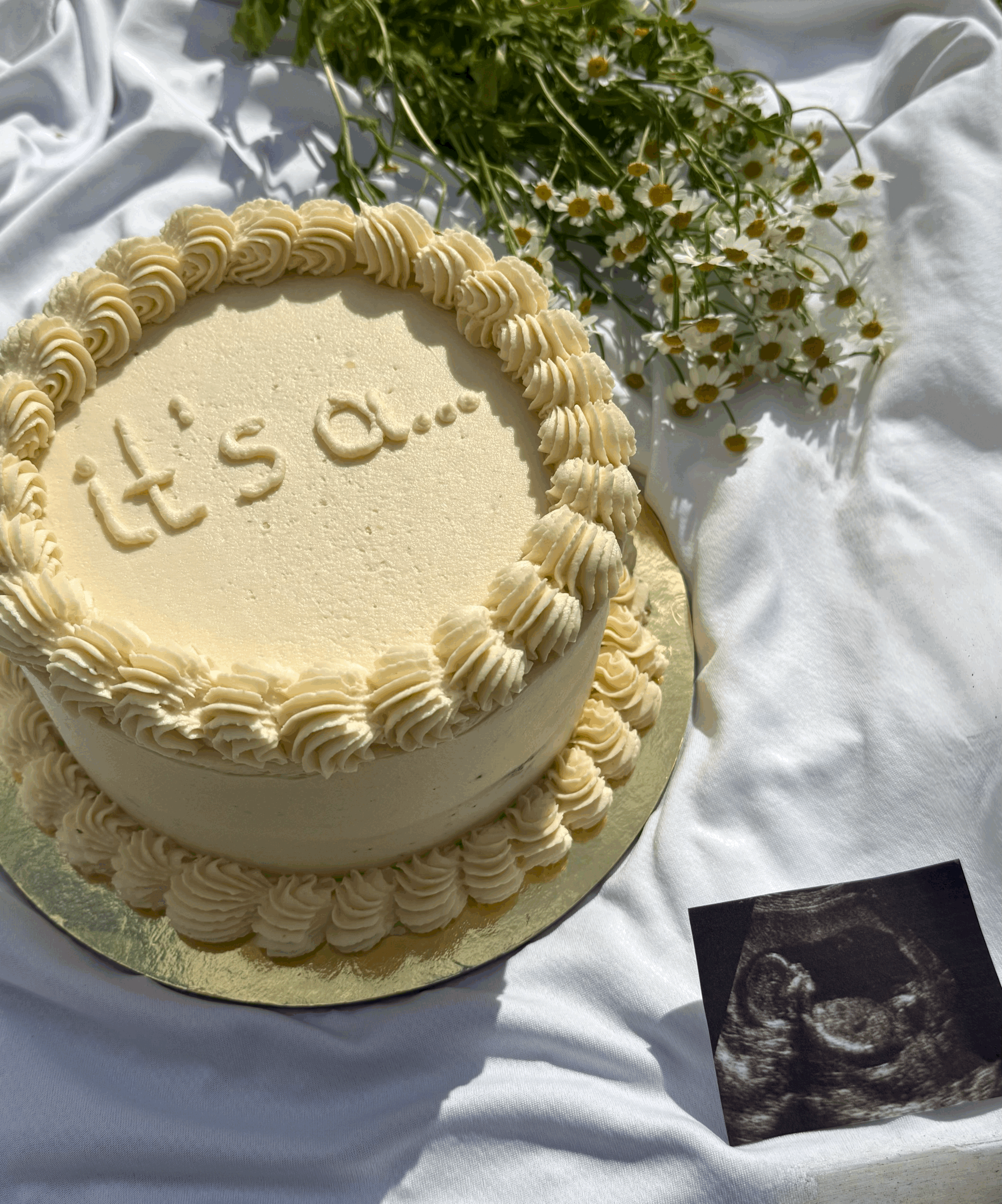 Gender Reveal Cake