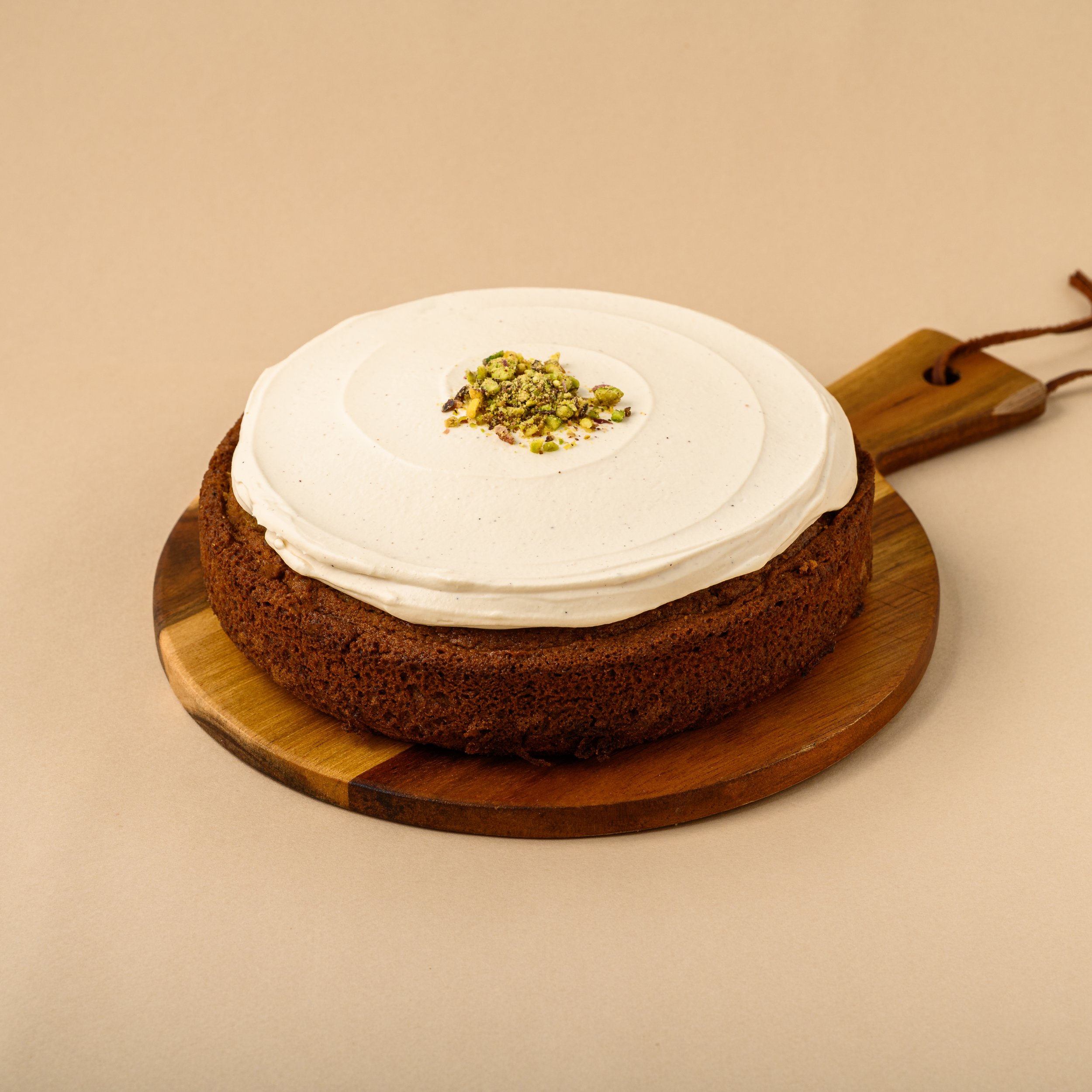 Pistachio Cake with Whipped Mascarpone