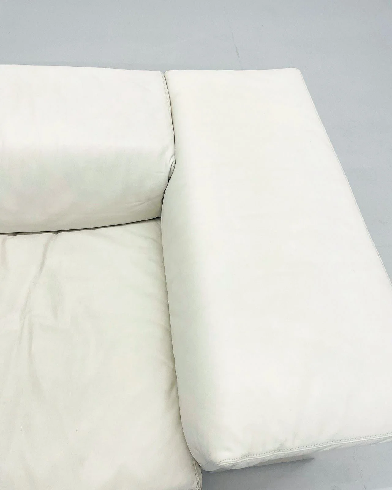 Knoll Leder Sofa 2-Sitzer Design Cini Boeri Brigadier 70er Gavina