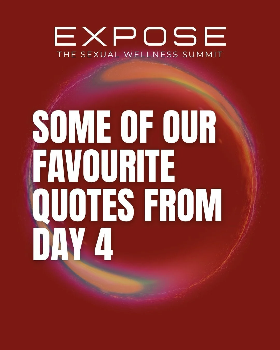 DAY 4 and we may have saved the best til last! What an uplifting and thought-provoking day.  Pop us a 🧡 if you watched live with us.

Have you caught up with the Replays?

Will you bag lifetime access for just &pound;25?

#ExposeSummit #ComeWhatMay