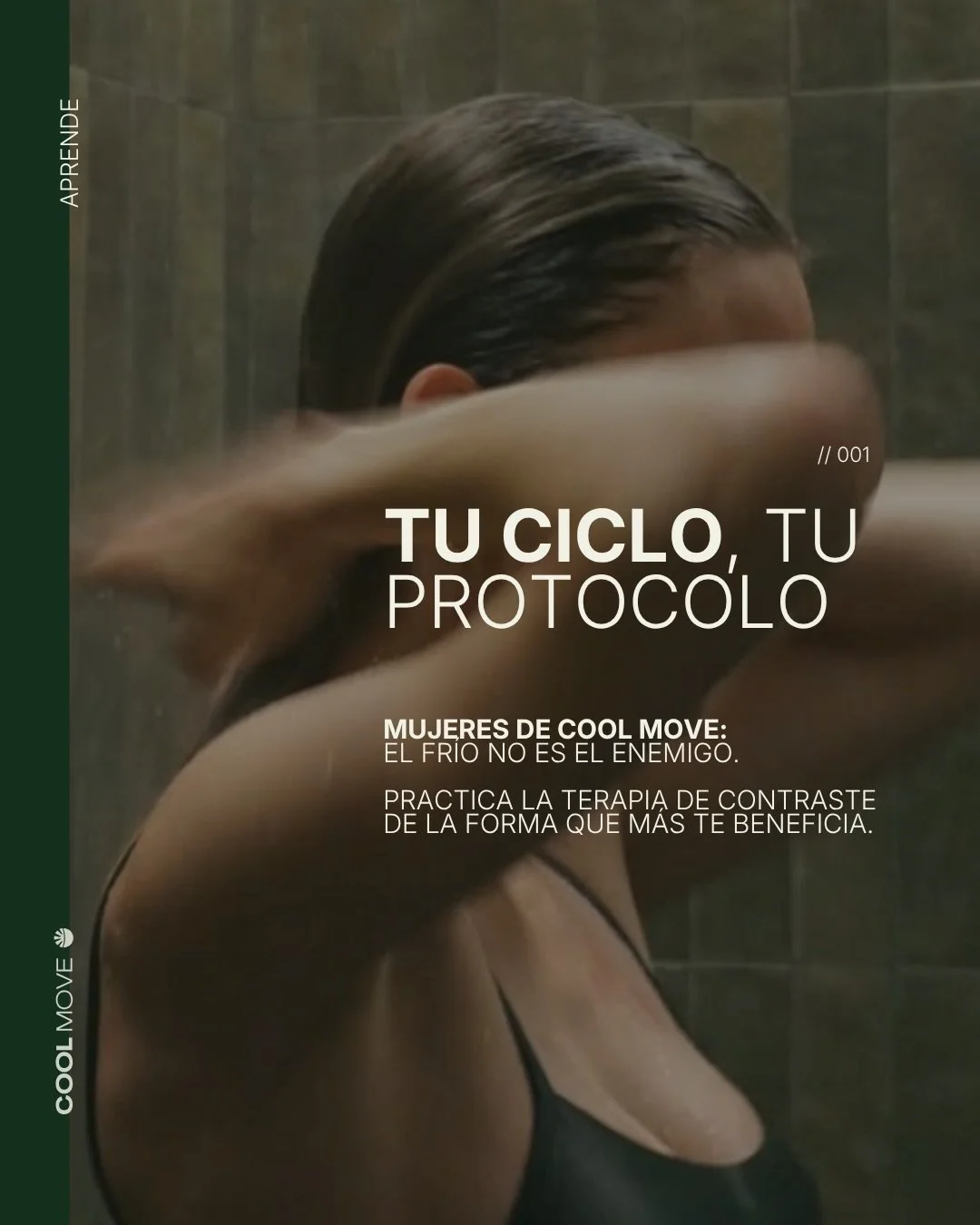 El contraste no cambia. Tu cuerpo s&iacute;, cada semana del mes. 

Sauna y cold plunge en cada fase, en la dosis correcta. Menos dolor, m&aacute;s energ&iacute;a, ciclos m&aacute;s llevaderos. 

D&iacute;as 1 a 28, un protocolo distinto cada vez. Gu