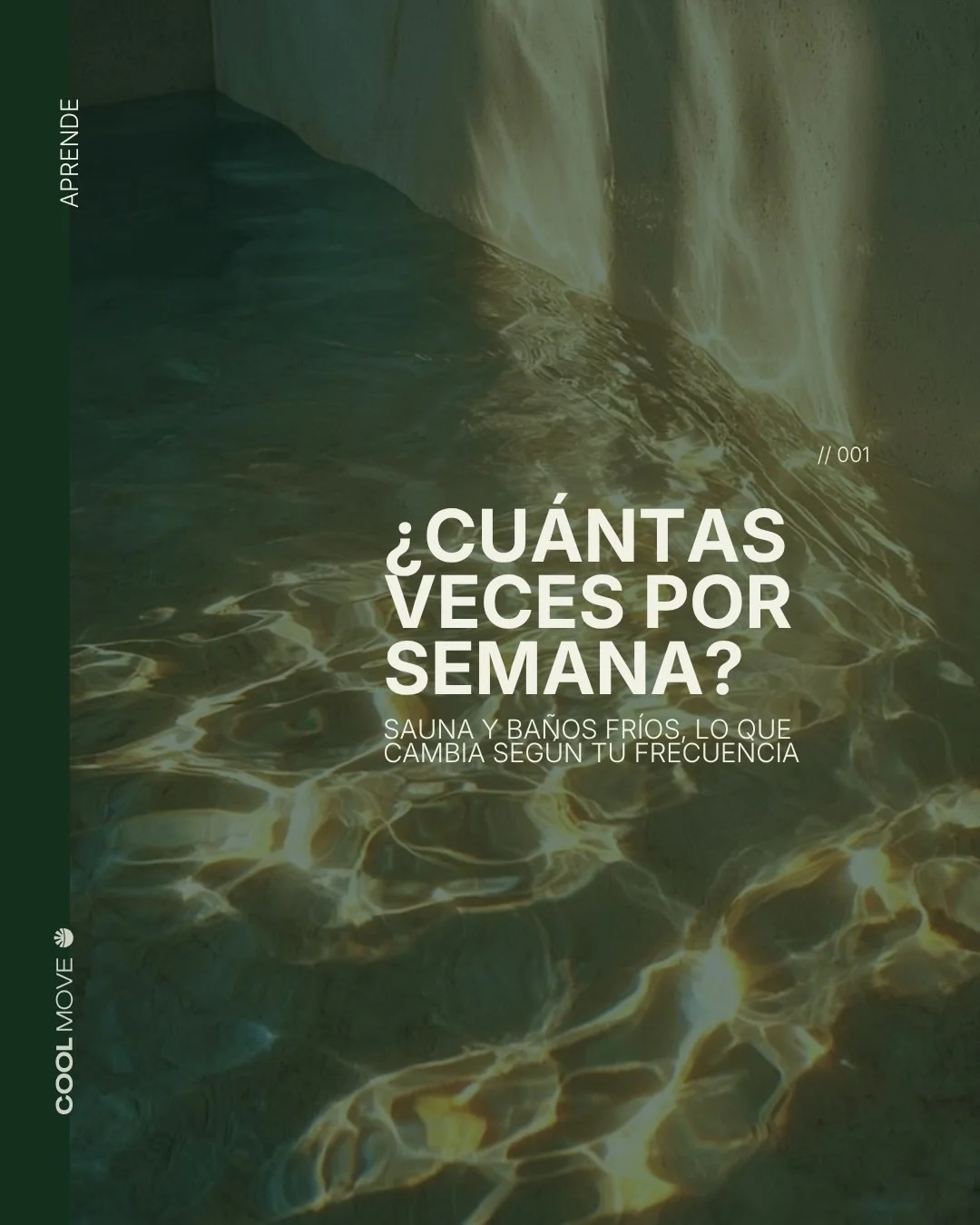 &iquest;Cu&aacute;ntas veces por semana?

Una vez, lo sientes. Dos, lo notas. Tres, te cambia.

La diferencia no est&aacute; en el fr&iacute;o. Est&aacute; en la constancia.

Consistency beats intensity.