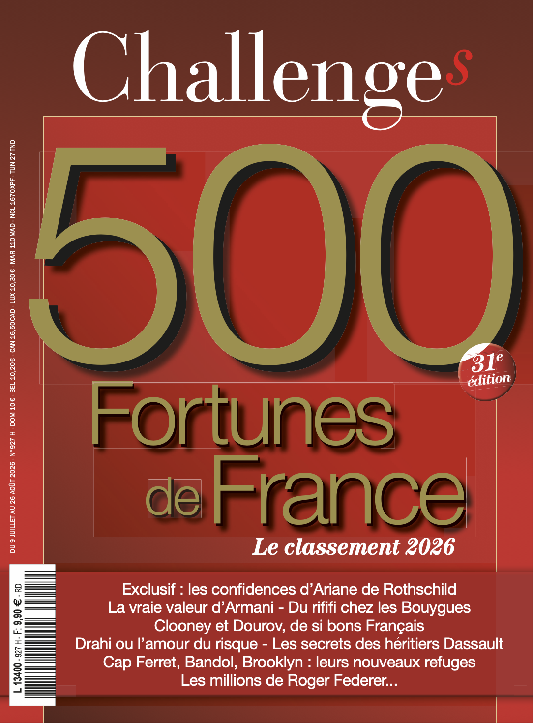 ODIOT SA Featured in Challenges Magazine's "500 Fortunes" Special Issue