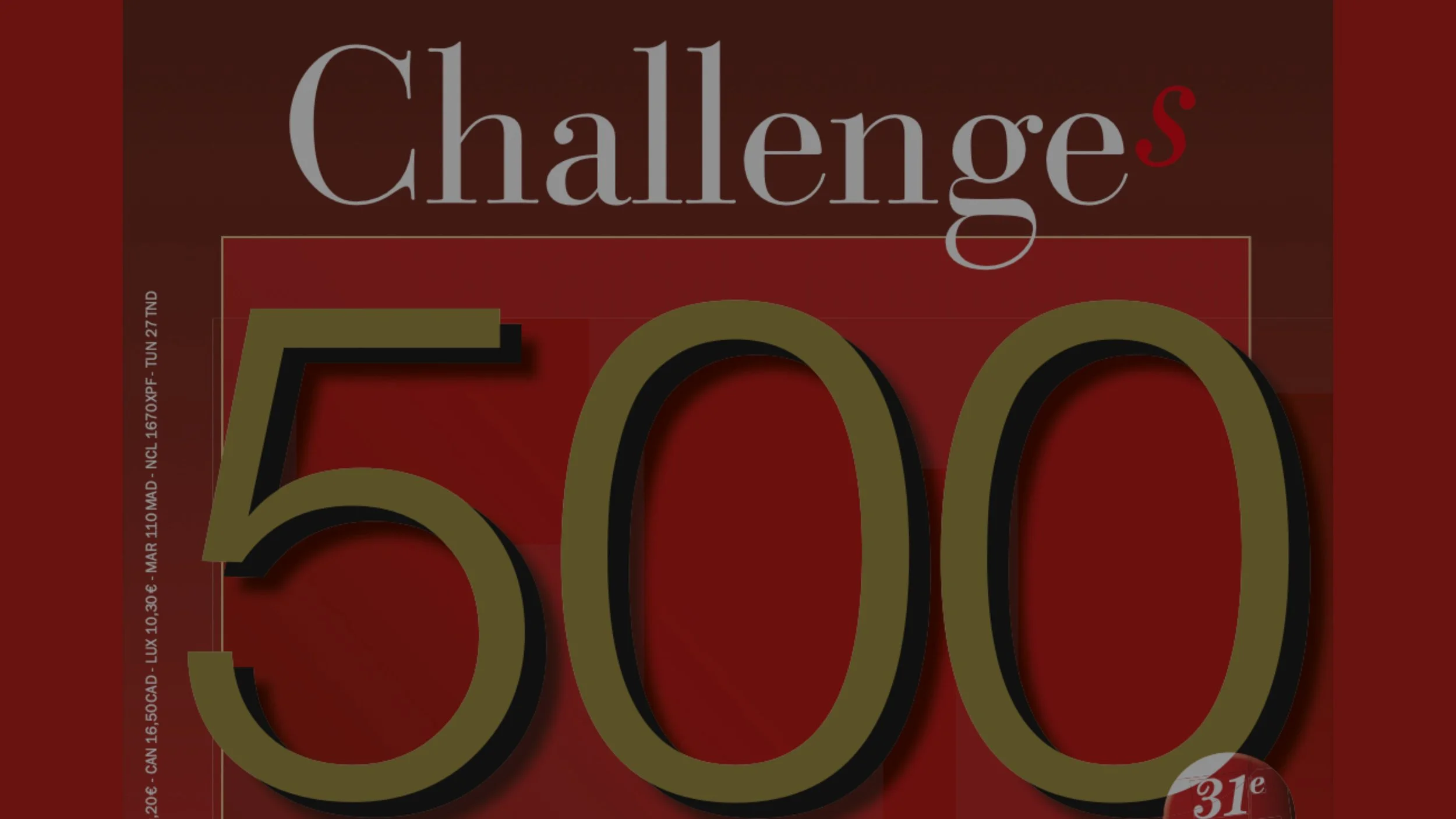 ODIOT SA Featured in Challenges Magazine's "500 Fortunes" Special Issue