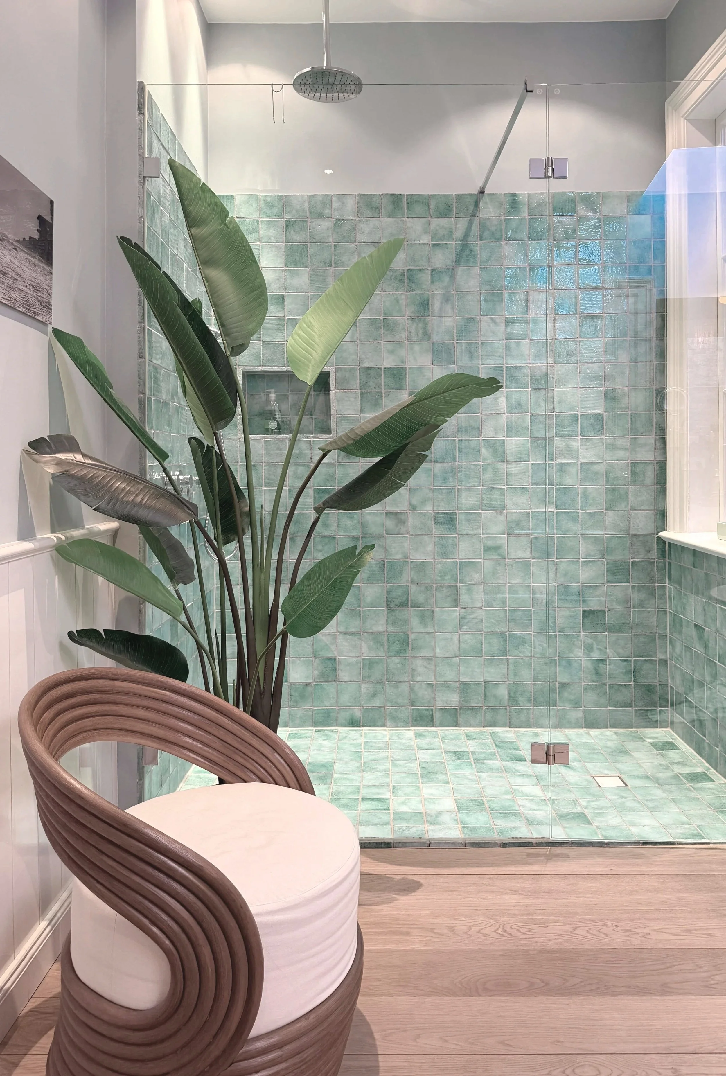Eklectisches Badezimmer in  sanierter Gründerzeit-Villa Hamburg Rotherbaum, Anja Lehne fine interiors