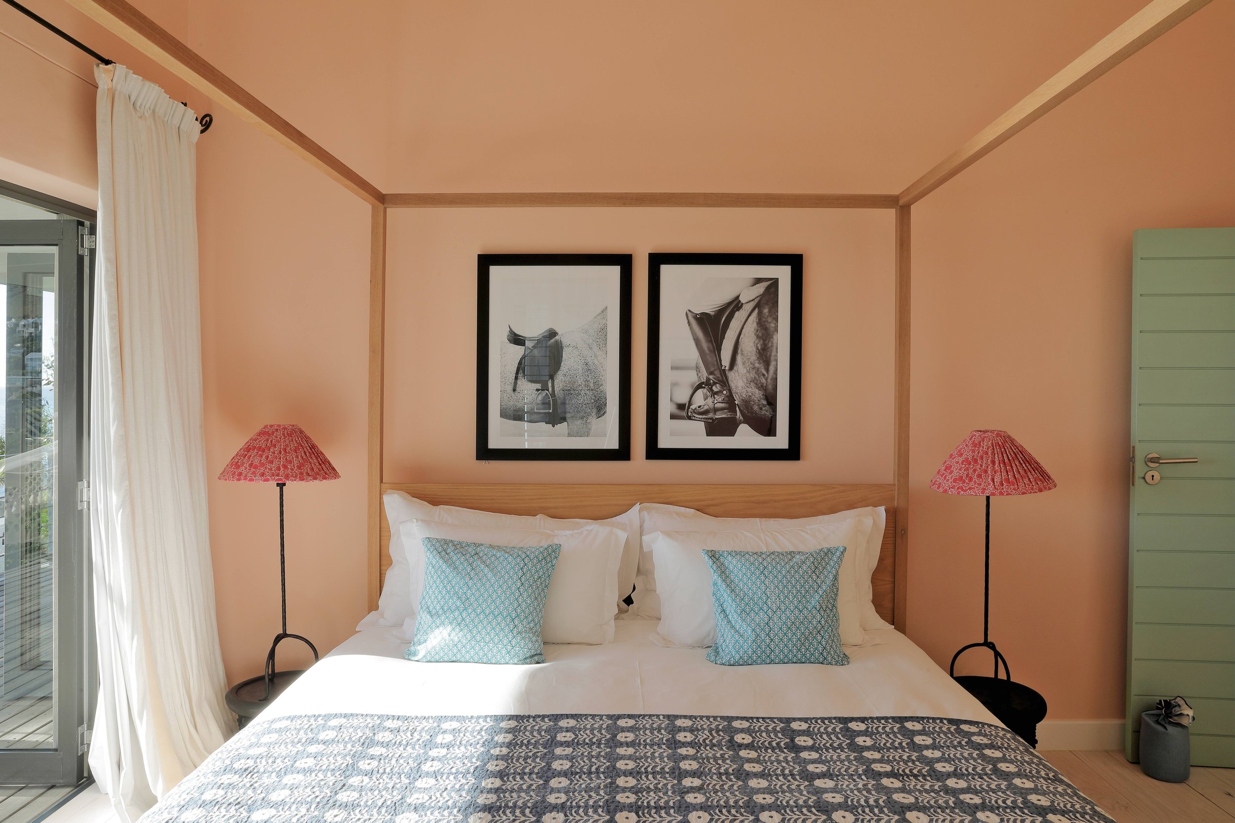 Strandhaus Llandudno Kapstadt, entspannte Einrichtung mit natürlichen Materialien, Schlafzimmer, Anja Lehne fine interiors