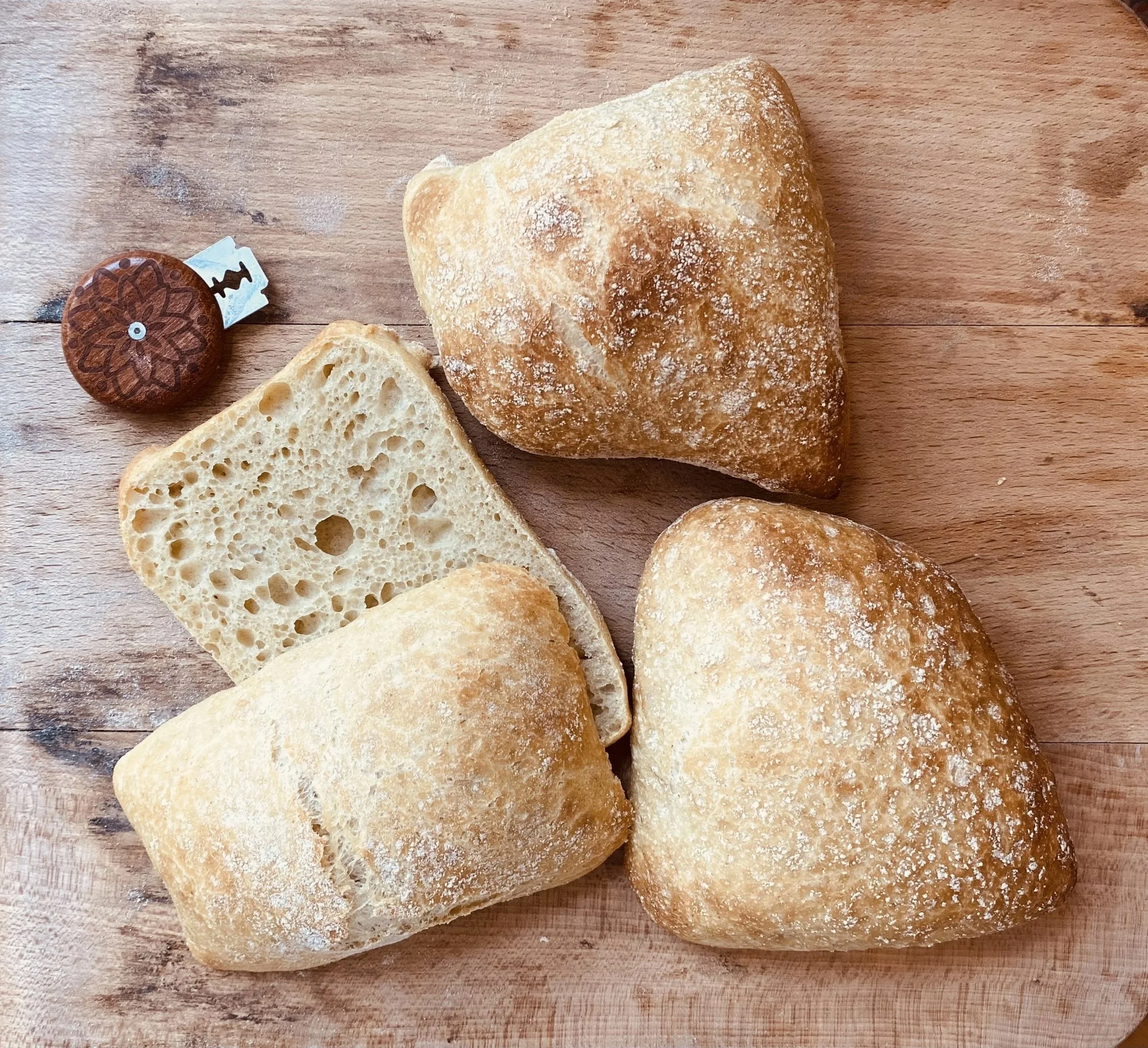 Ciabatta au levain (4x)