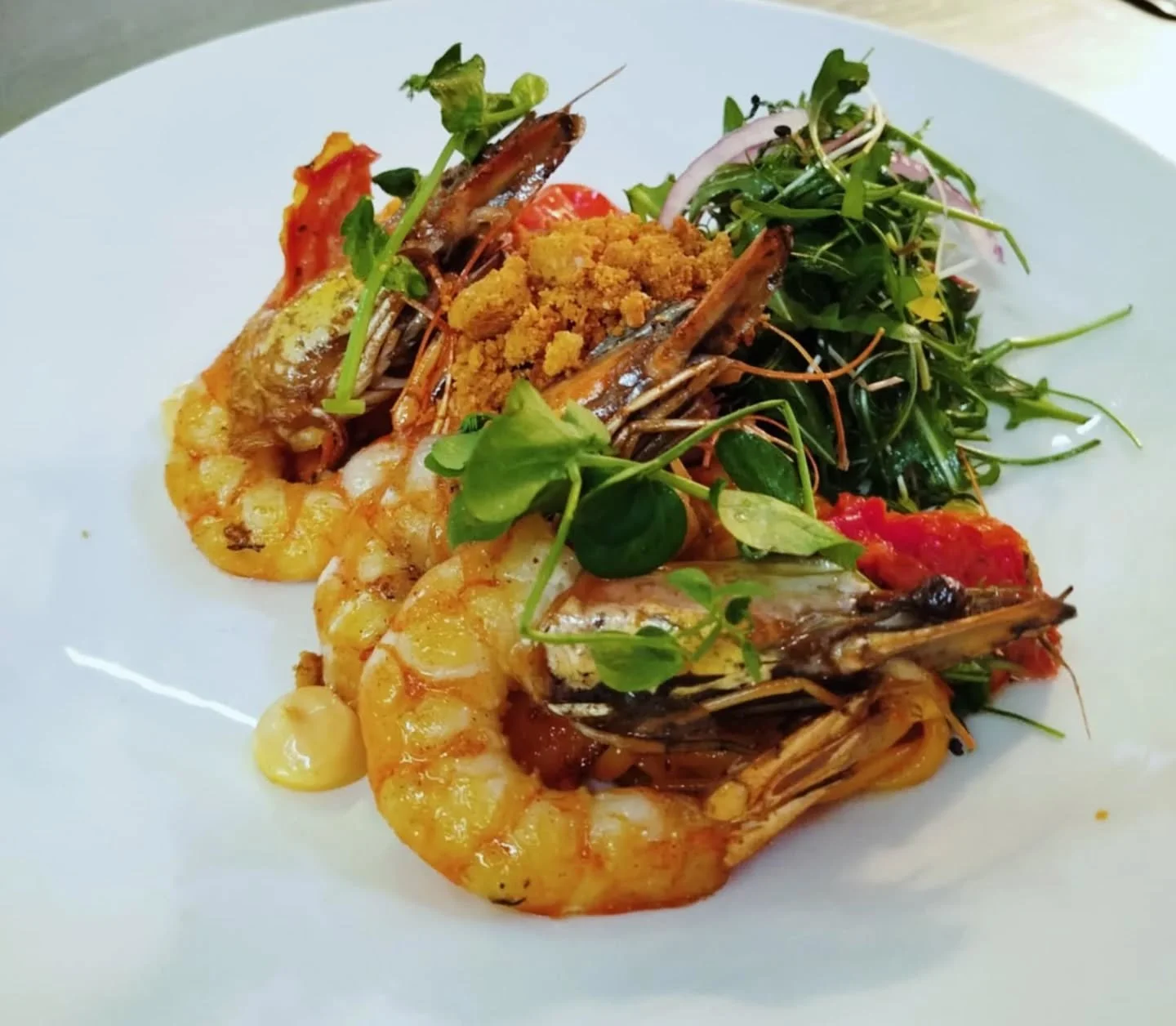 ✨ Nieuwe suggesties vanaf 21 februari ✨
Zin in iets nieuws? Onze chef heeft weer drie toppers voor jullie klaarstaan.

🥣 Bisque van garnalen
Geserveerd met bruschetta en rouille.
🍝 Linguini met rode pesto en gamba&rsquo;s
Afgewerkt met frisse rucol