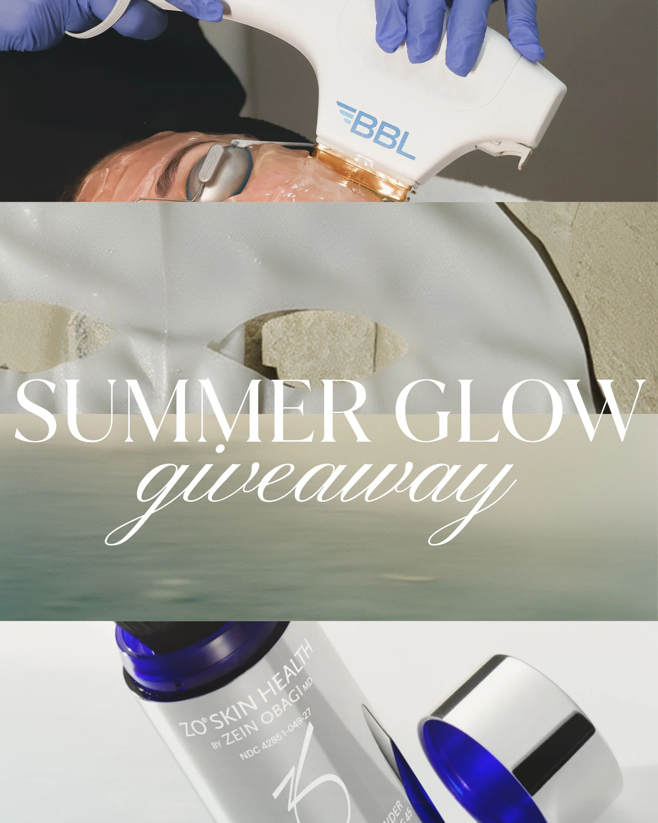 Hello Summer Glow GIVEAWAY ✨

We&rsquo;re giving away a BBL Forever Young treatment + ZO Powder Sunscreen (a value of over $500) to one of you to help you achieve your healthiest summer glow. 🤍

TO ENTER:
✔️ Follow our page
✔️ Like this post
✔️ Tag 