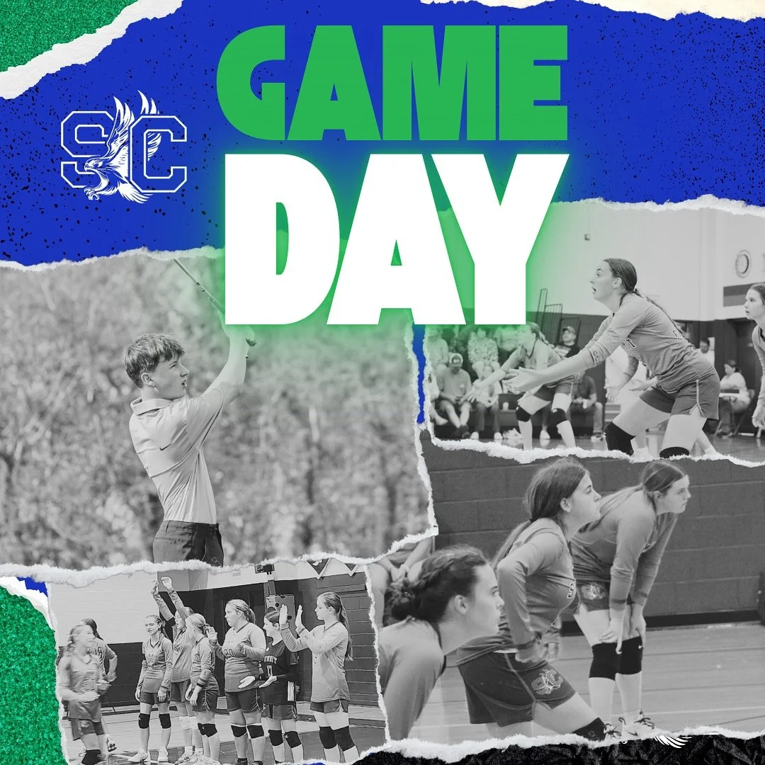 Six of our teams are in action tonight!
Let’s go Falcons! πβ³οΈβ½οΈππ
•••
Golf
β° 3:00pm
π Chapmanville
•••
JV Middle School Soccer
π Peterstown
β° 5:30pm
π Peterstown
•••
Volleyball
π Greater Be