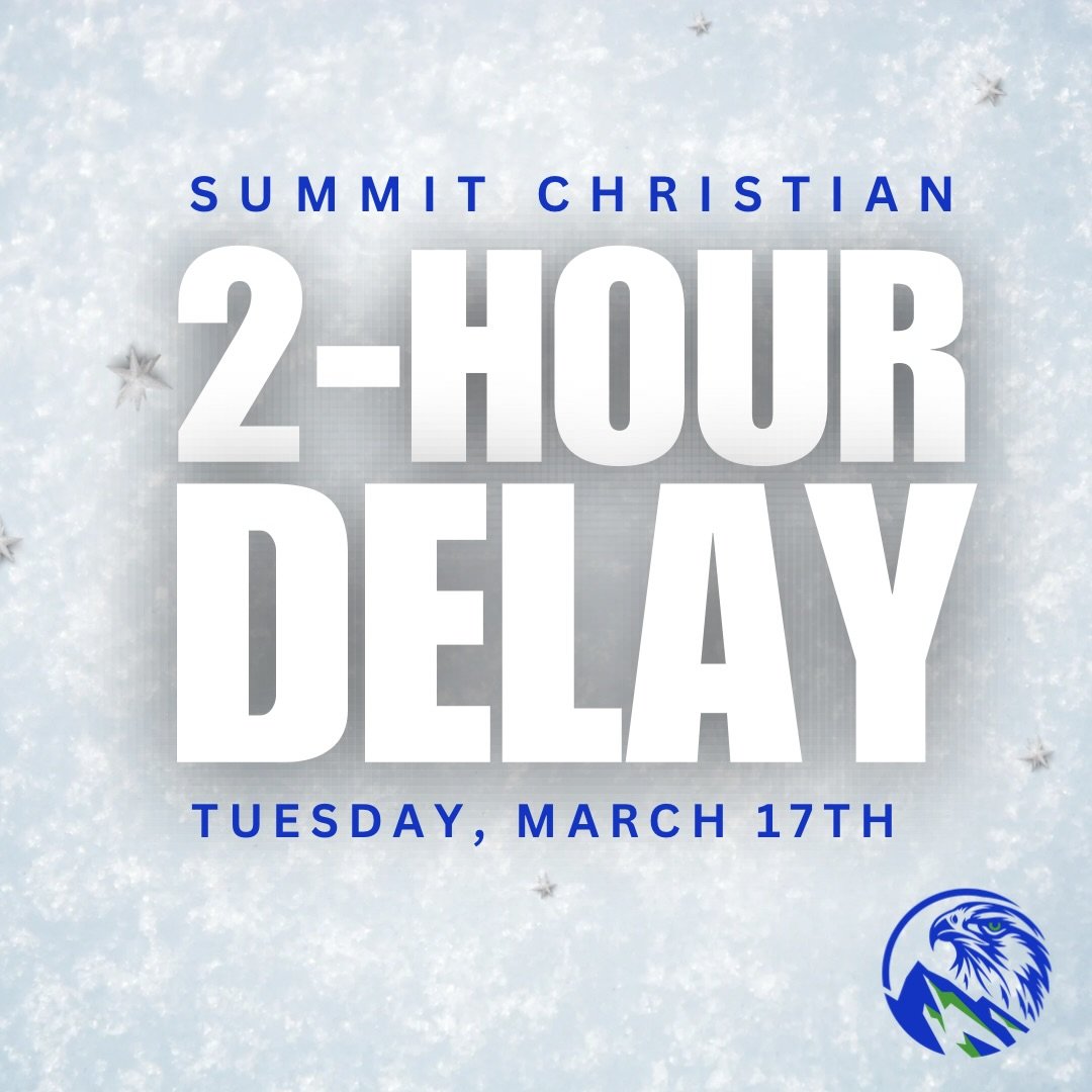 We will operate on a 2-hour delay tomorrow, Tuesday, March 17th. No hot lunch will be served. All students must pack their lunches. ❄️🍀
