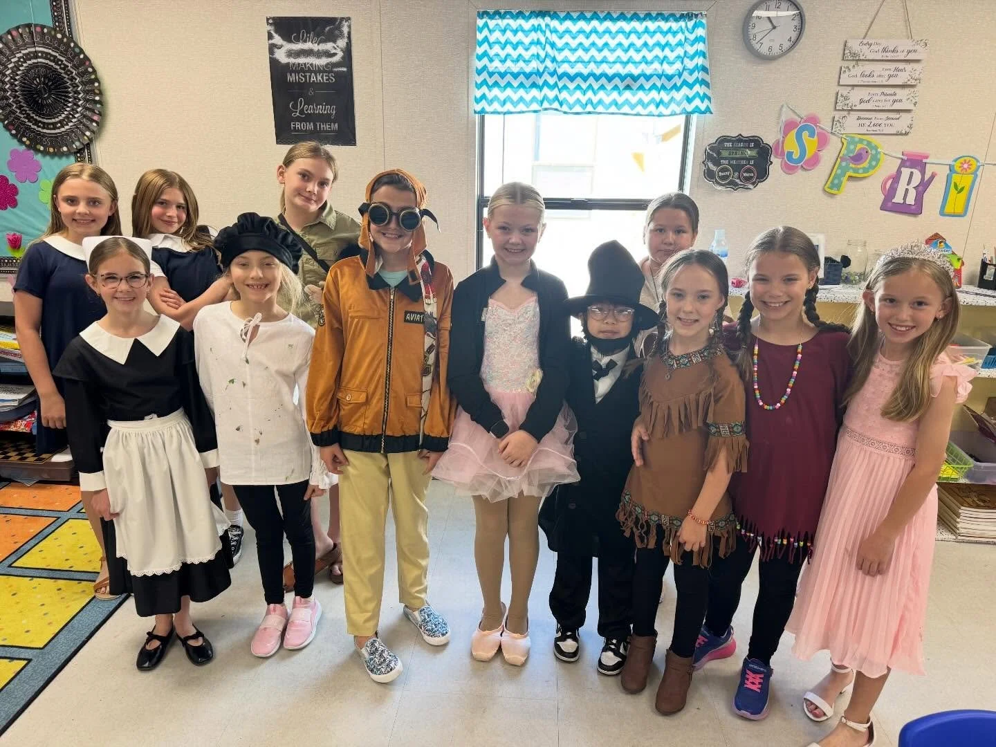 Third grade brought history to life as each student read a biography and stepped into the story by dressing as their person and presenting to the class.

From Abraham Lincoln to Van Gogh, Amelia Earhart to Florence Nightingale, these stories came ali