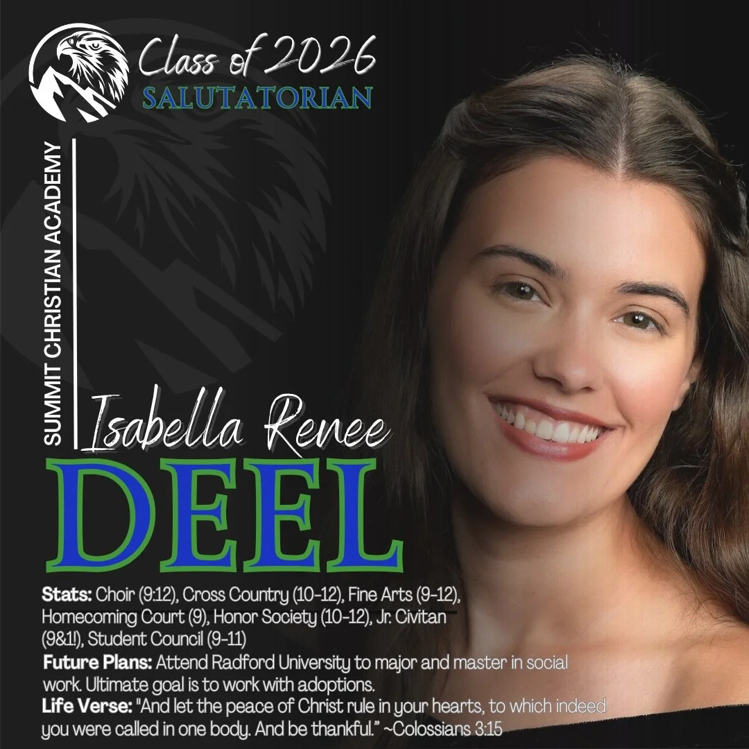 ✨Countdown to Graduation! 

🎓 Senior Spotlight ~ Isabella Renee Deel 

We&rsquo;re proud to shine the spotlight on a member of the Class of 2026! We love our seniors. Congratulations! 💚 👨&zwj;🎓 💙

#SeniorSpotlight #ClassOf2026 #Graduation