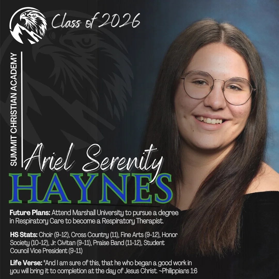 ✨Countdown to Graduation! 

🎓 Senior Spotlight ~ Ariel Serenity Haynes

We&rsquo;re proud to shine the spotlight on a member of the Class of 2026! We love our seniors. Congratulations! 💚👩🏻&zwj;🎓💙

#SeniorSpotlight #ClassOf2026 #Graduation